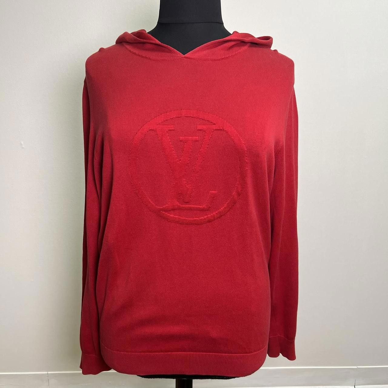 Louis Vuitton Louis Vuitton Red Hoody Size L / US 10 / IT 46 - 1 Thumbnail