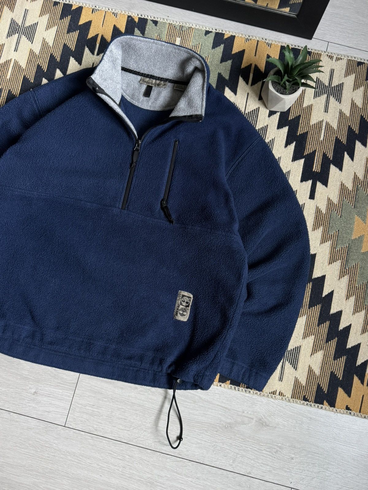 Timberland Vintage Timberland Gorpcore 1/3 Zip Fleece Sherpa Size US S / EU 44-46 / 1 - 3 Thumbnail