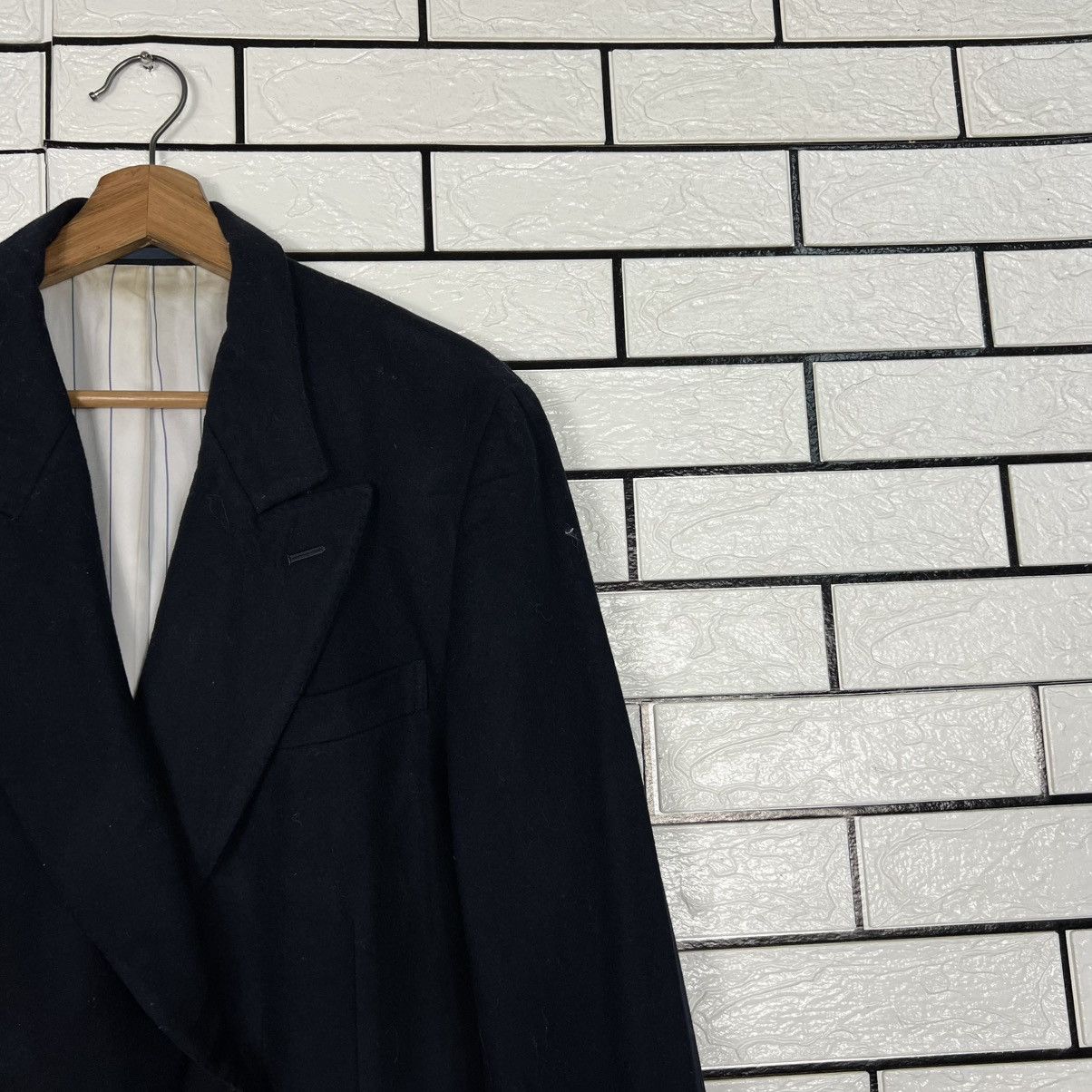 Christian Dior Monsieur CHRISTIAN DIOR SPORTS Double Breasted Wool Coat #4122-C187 Size L / US 10 / IT 46 - 4 Thumbnail