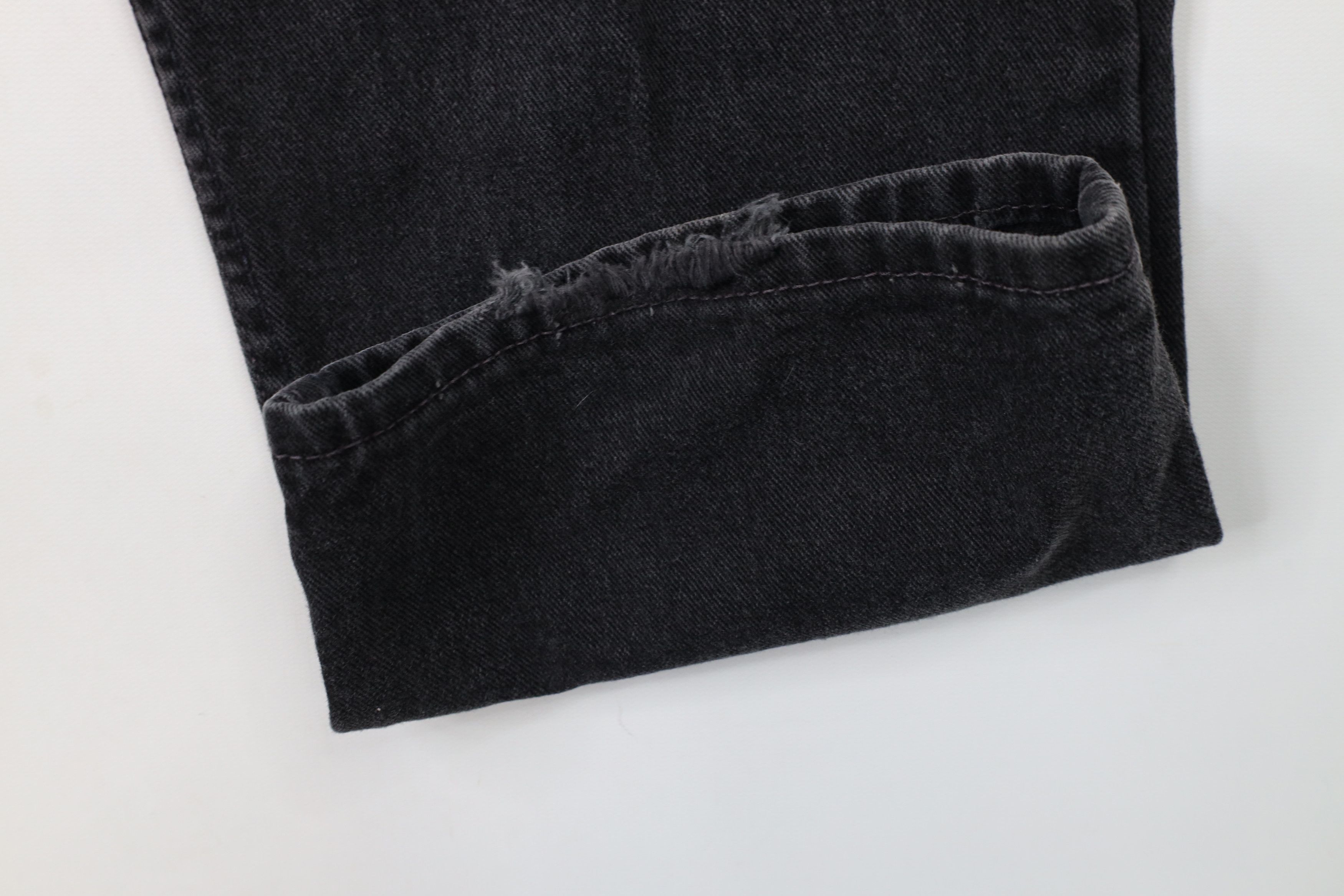 Levi's × Vintage Vintage Y2K 2003 Levis 505 Regular Fit Denim Jeans Black Size US 38 / EU 54 - 5 Thumbnail