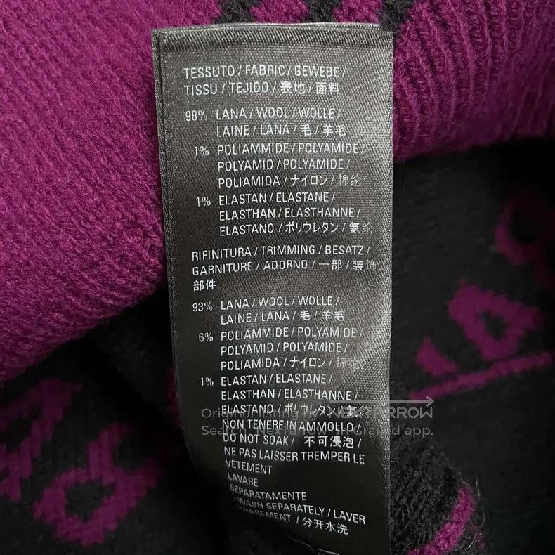 Balenciaga Balenciaga Letter Printed Round Neck Long-Sleeve Woolen Sw Size XS / US 0-2 / IT 36-38 - 6 Thumbnail