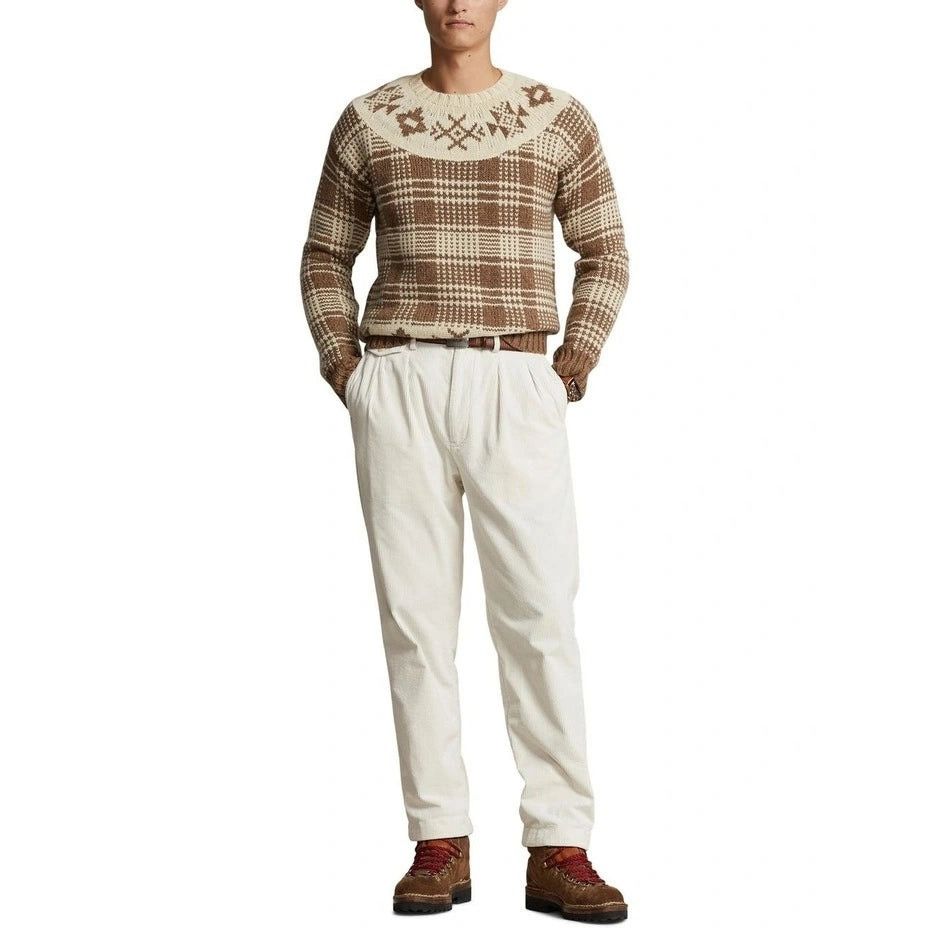 Polo Ralph Lauren Ralph Lauren Polo Plaid Wool Linen Jumper Size US XXL / EU 58 / 5 - 3 Thumbnail