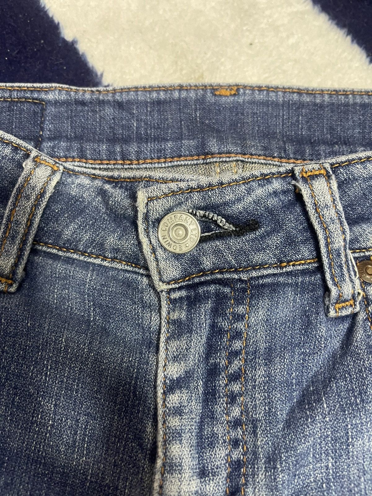 Edwin × Japanese Brand Edwin Straight Cut Jeans (14) Size 32" / US 10 / IT 46 - 9 Thumbnail