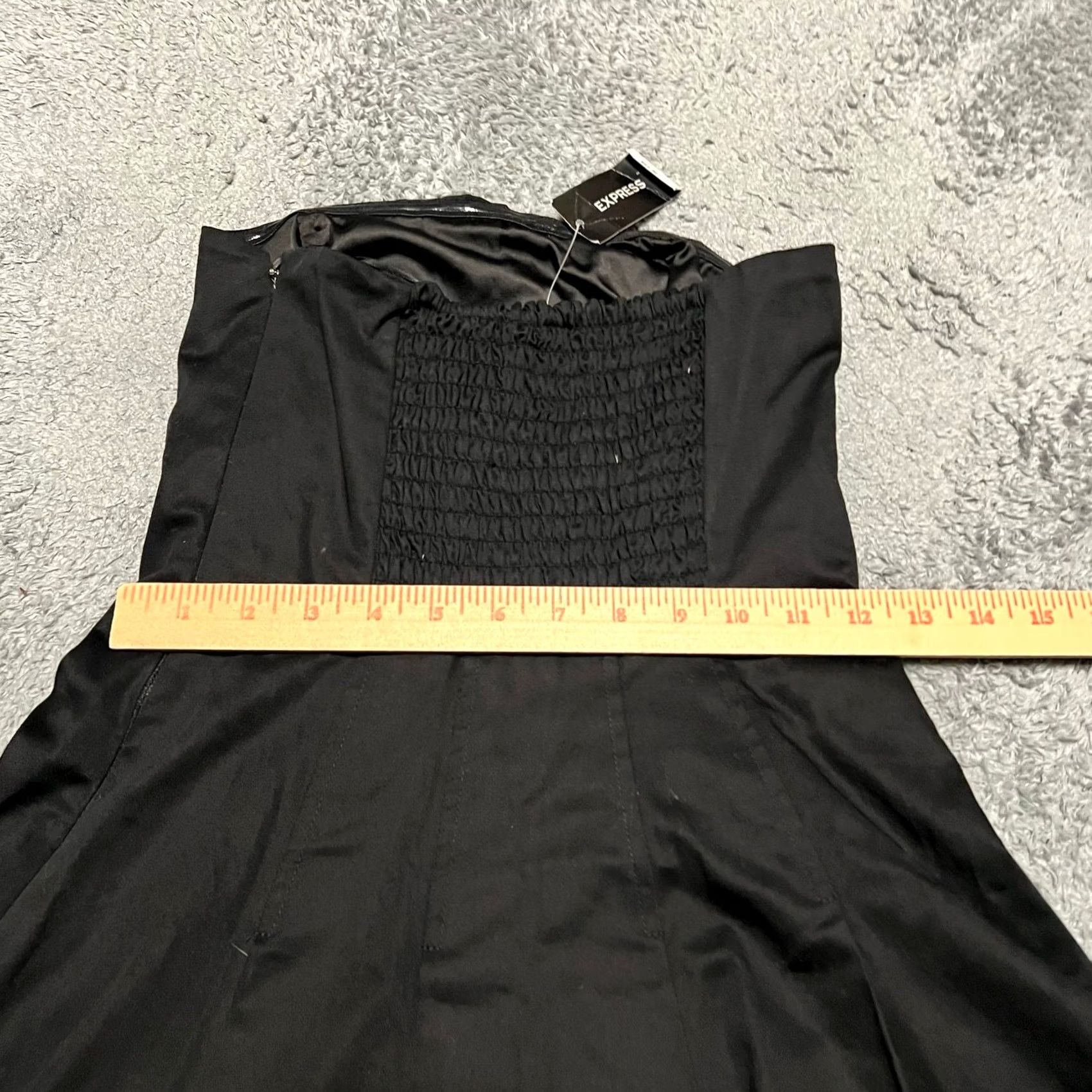 Express Express Studio Black Tube Cocktail Dress Womens 4 Strapless Dress 4 Short Black Womens Regular Mini Strapless Tube Cocktail Dress Size S / US 4 / IT 40 - 6 Thumbnail