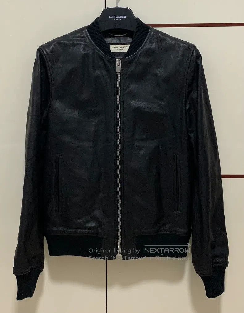 Saint Laurent Paris Saint Laurent Paris Original Year Black Lamb Fur Jacket Size US S / EU 44-46 / 1 - 1 Thumbnail