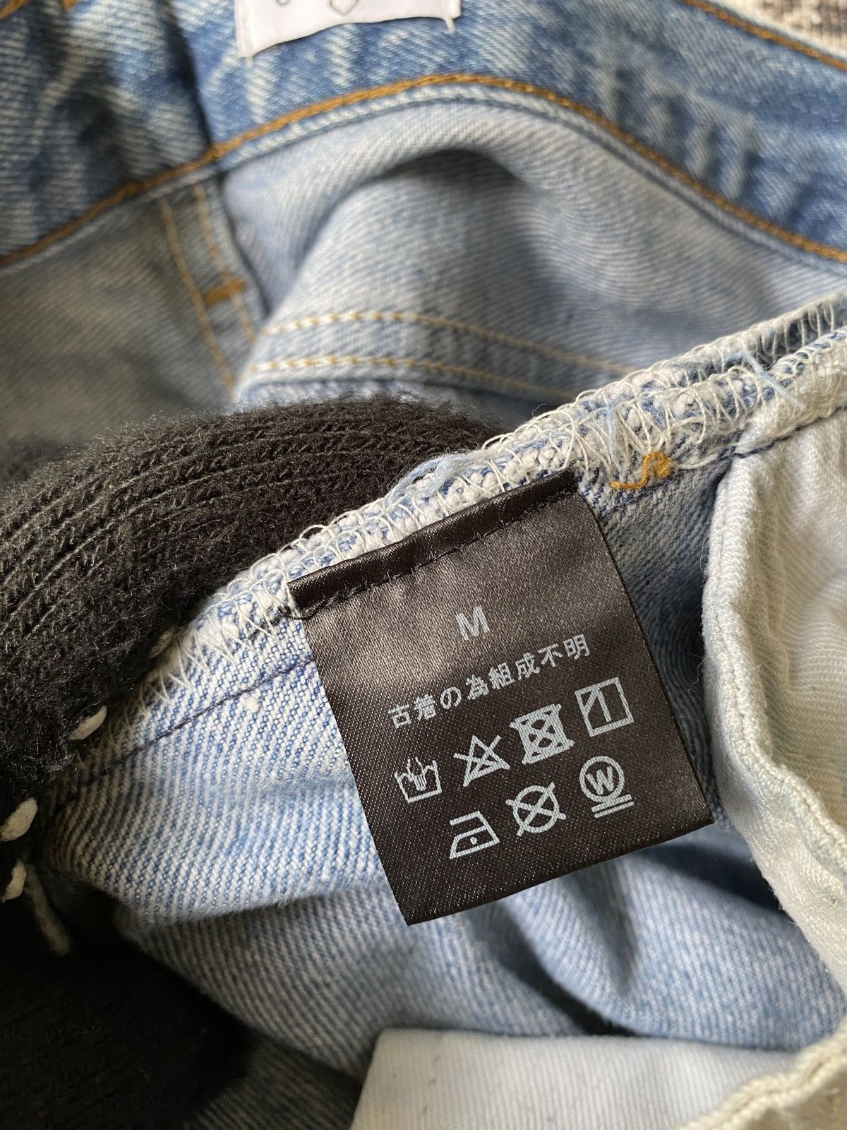 Old Park Levi’s X Oldpark Japan Reconstructed Distressed Denim Size US 30 / EU 46 - 20 Thumbnail