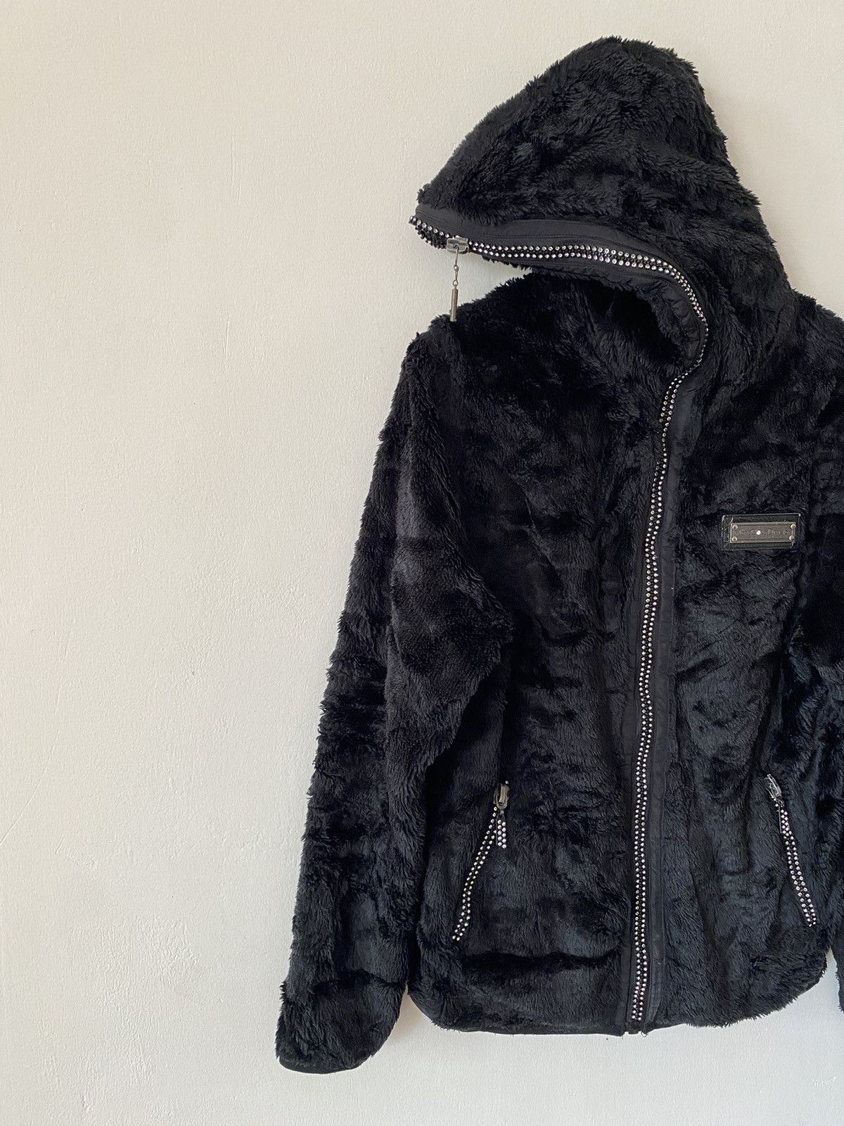 Hysteric Glamour MCD More Core Division Zip Y2k Fur Hoodie i6w9 LGB style Size US M / EU 48-50 / 2 - 14 Thumbnail