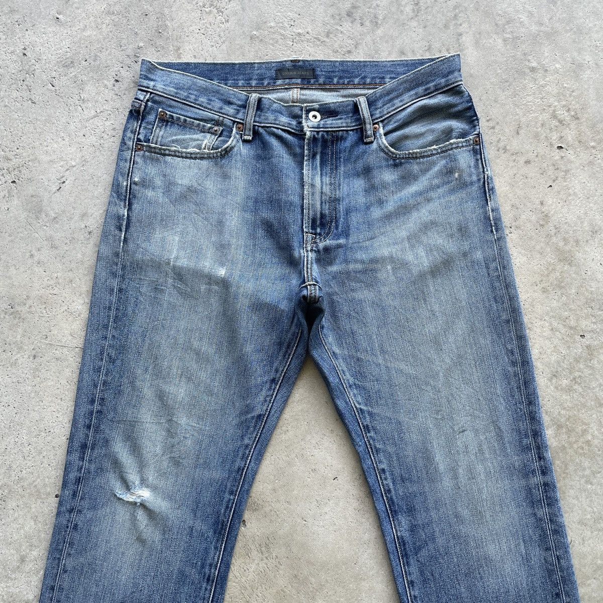Japanese Brand W34💥 Vintage Japanese Brand Faded Jeans Denim Pants Size US 34 / EU 50 - 3 Thumbnail
