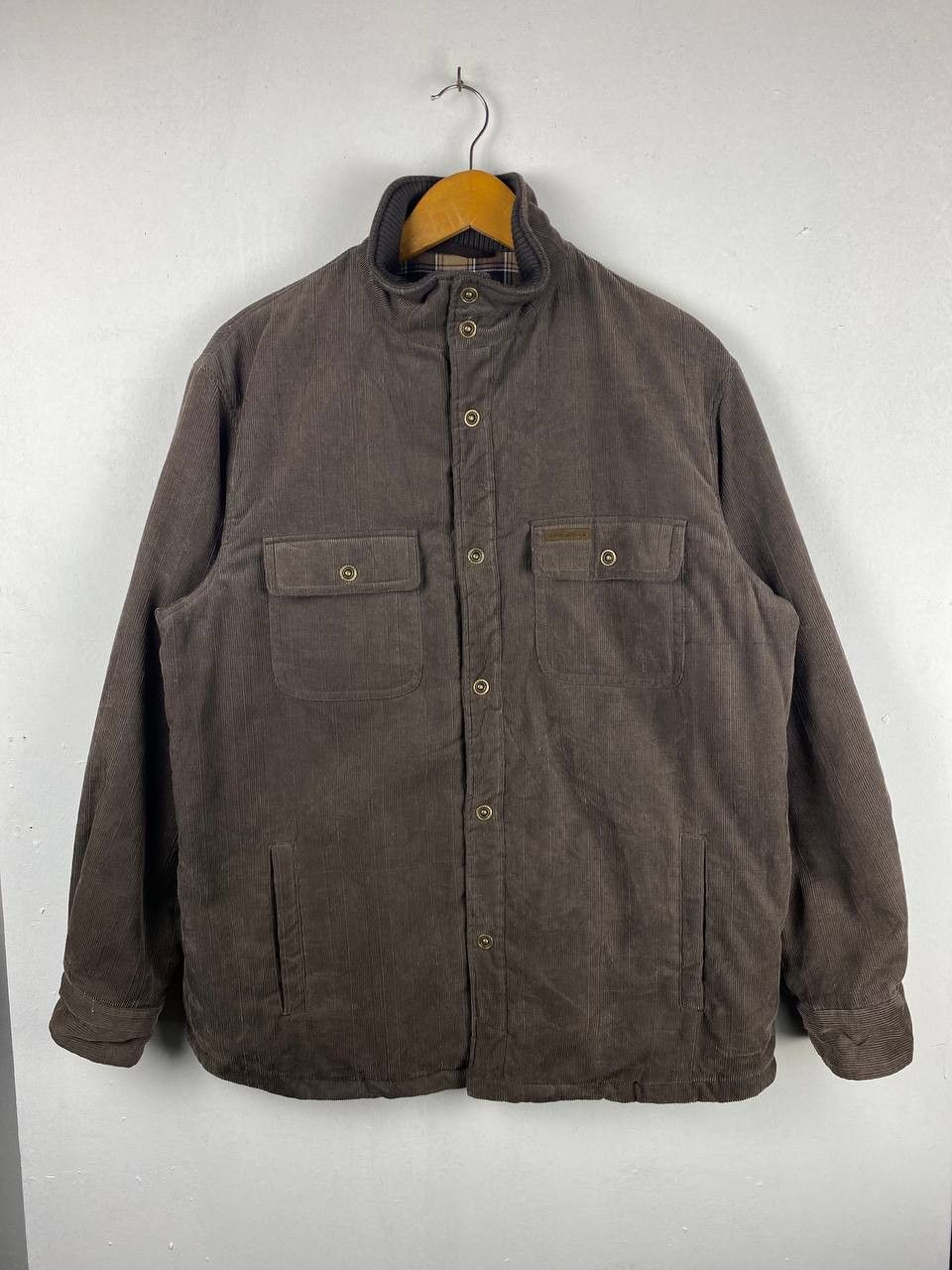 Japanese Brand crocodile japanese brand corduroy jacket flannel lining Size US L / EU 52-54 / 3 - 1 Thumbnail