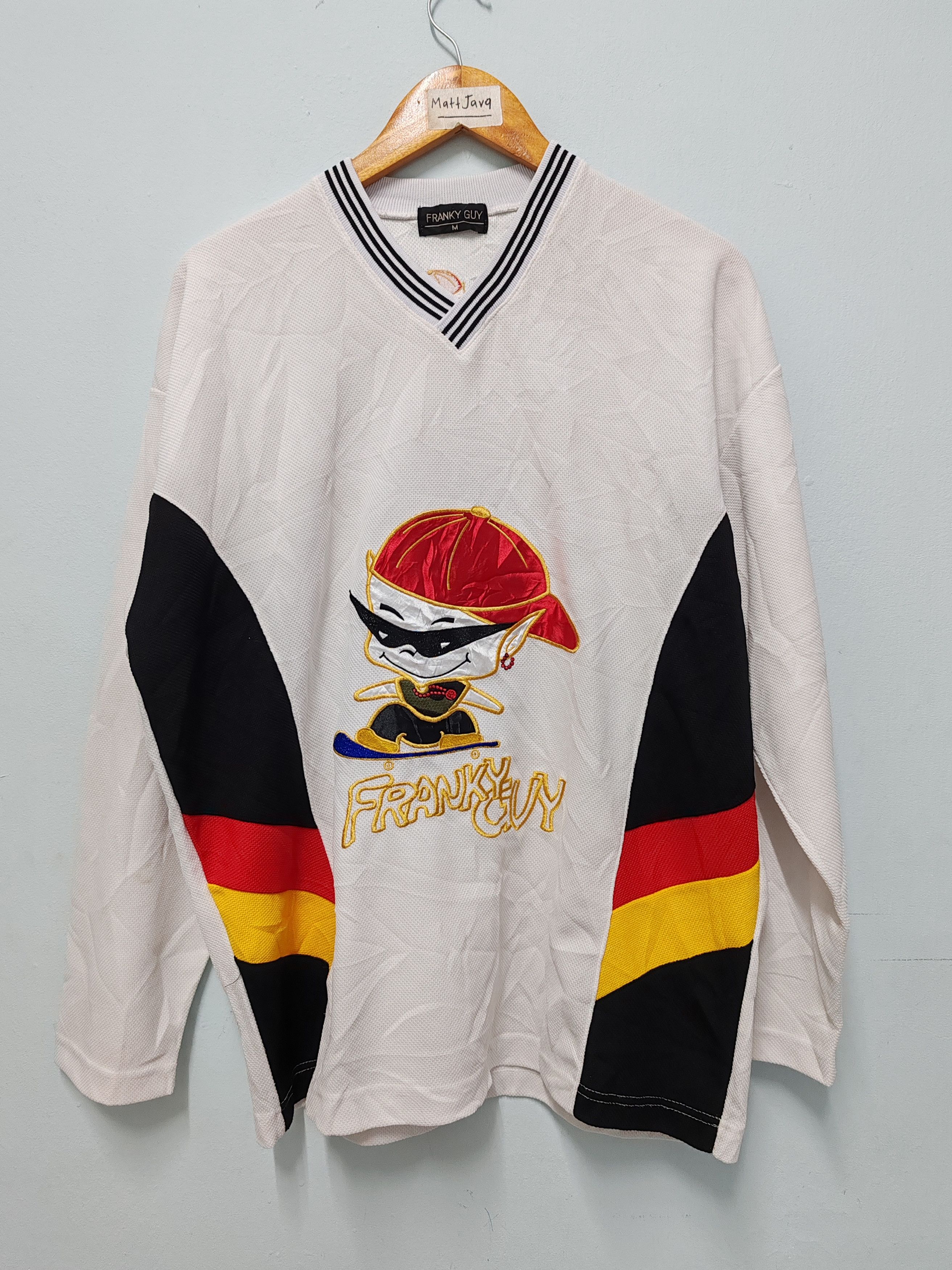 Rap Tees Vintage Franky Guy Jersey Tee Hip Hop Rappers Germany Size US M / EU 48-50 / 2 - 2 Thumbnail