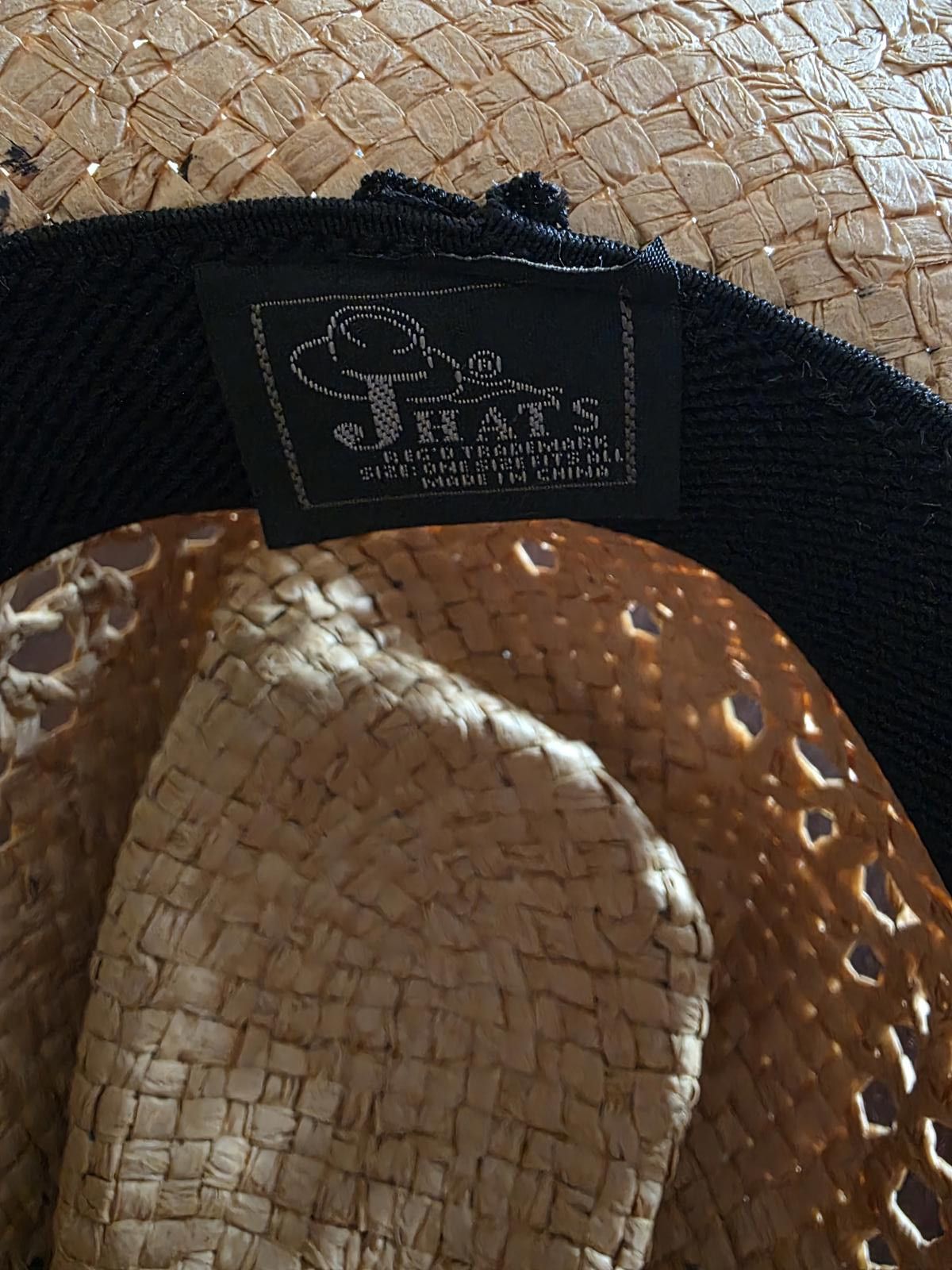 Other JHATS Unisex Straw Cowboy Hat Western Chin Strap Distressed Size ONE SIZE - 5 Thumbnail
