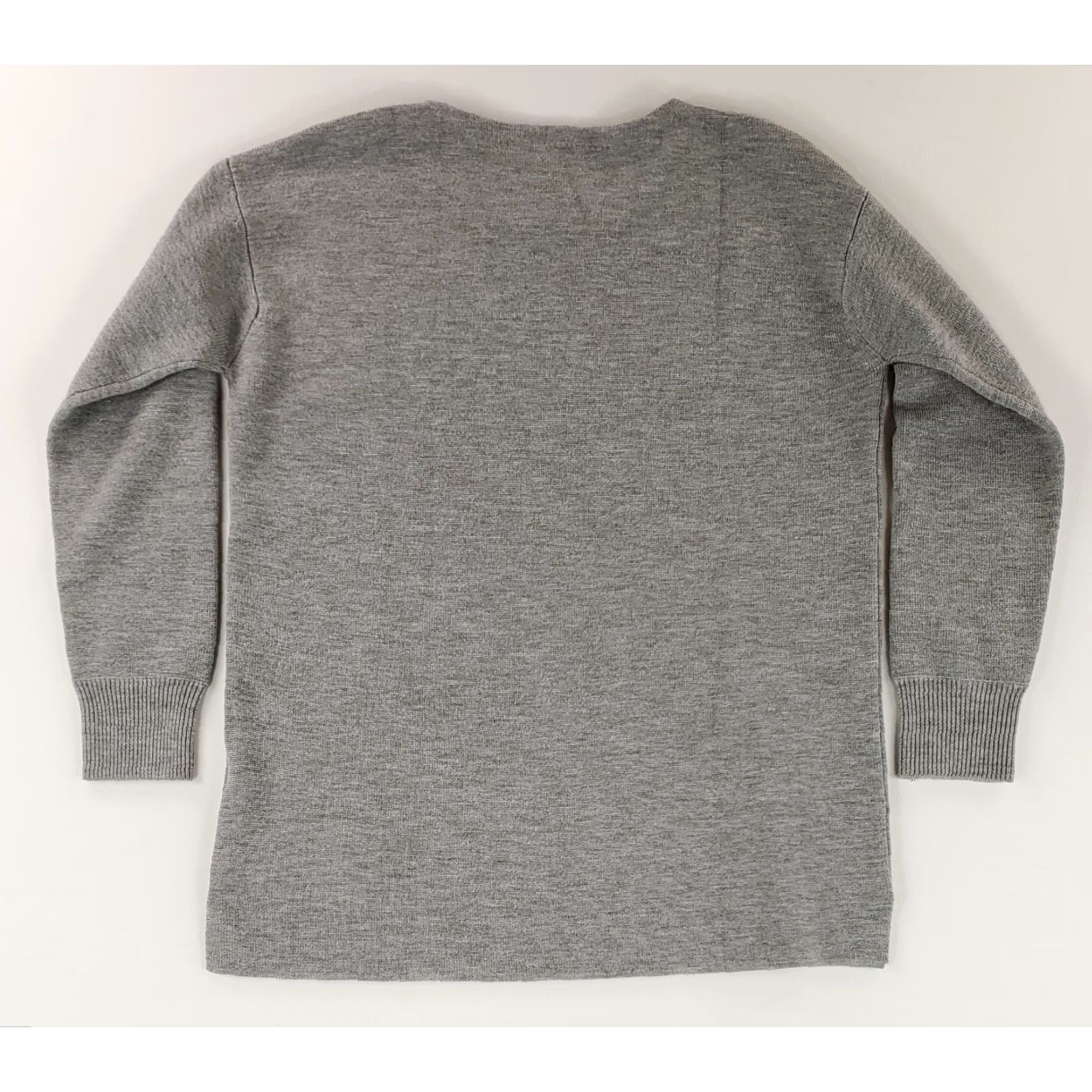 J.Crew J.CREW Sweater Crew Neck 100% Merino Wool Pockets Gray Mens M Pullover Men Merino Wool Jacket? Size US M / EU 48-50 / 2 - 3 Thumbnail