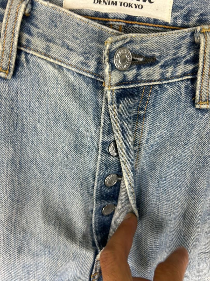 Levi's Vintage Clothing Vintage Distressed Levis 501 fly button / customade Size US 34 / EU 50 - 5 Thumbnail