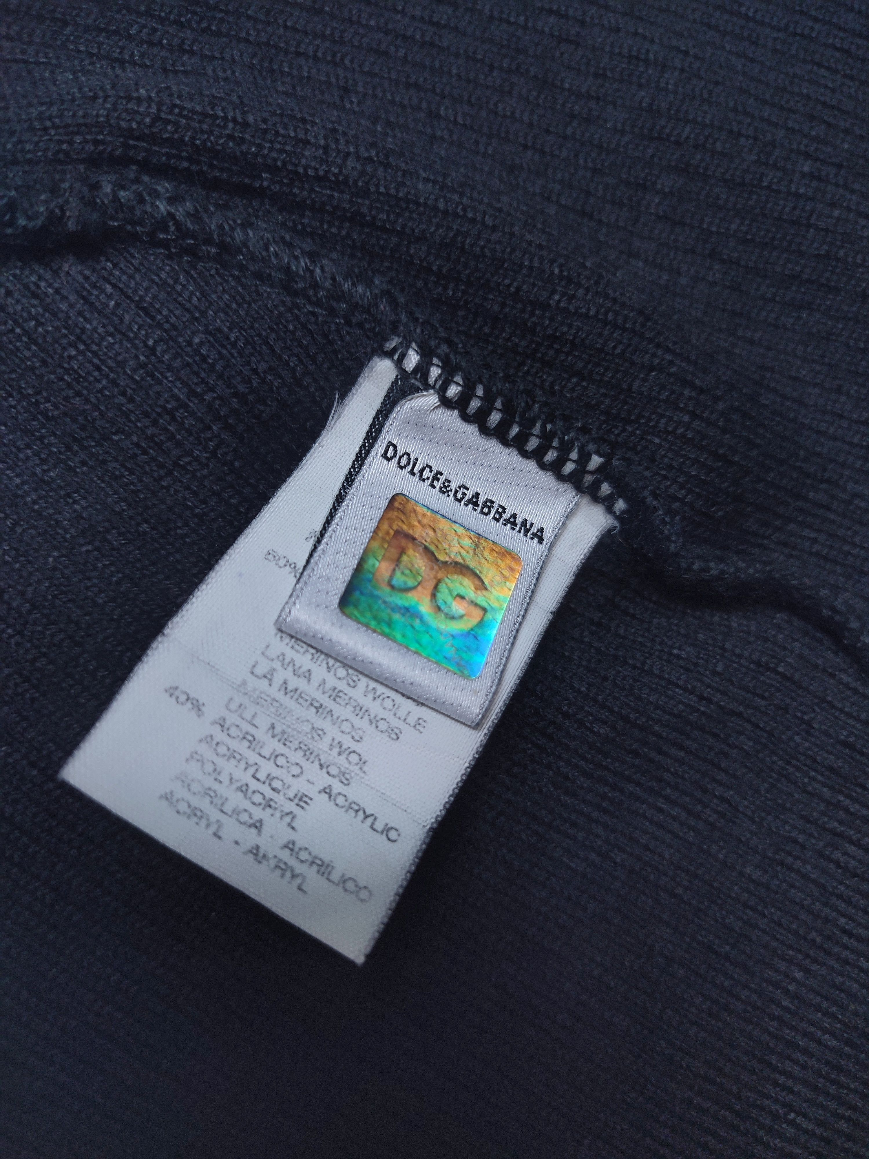 Dolce & Gabbana Dolce & Gabbana Navy Wool Beanie DG Logo Y2k Size ONE SIZE - 5 Thumbnail