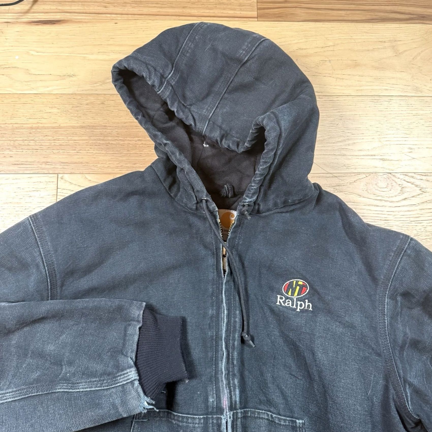 Carhartt VINTAGE Carhartt Jacket Bomber Coat Work USA Made Black L Adults Mens Large Union USA Made Nylon Jacket Black Bomber Carhartt USA Size US L / EU 52-54 / 3 - 3 Thumbnail