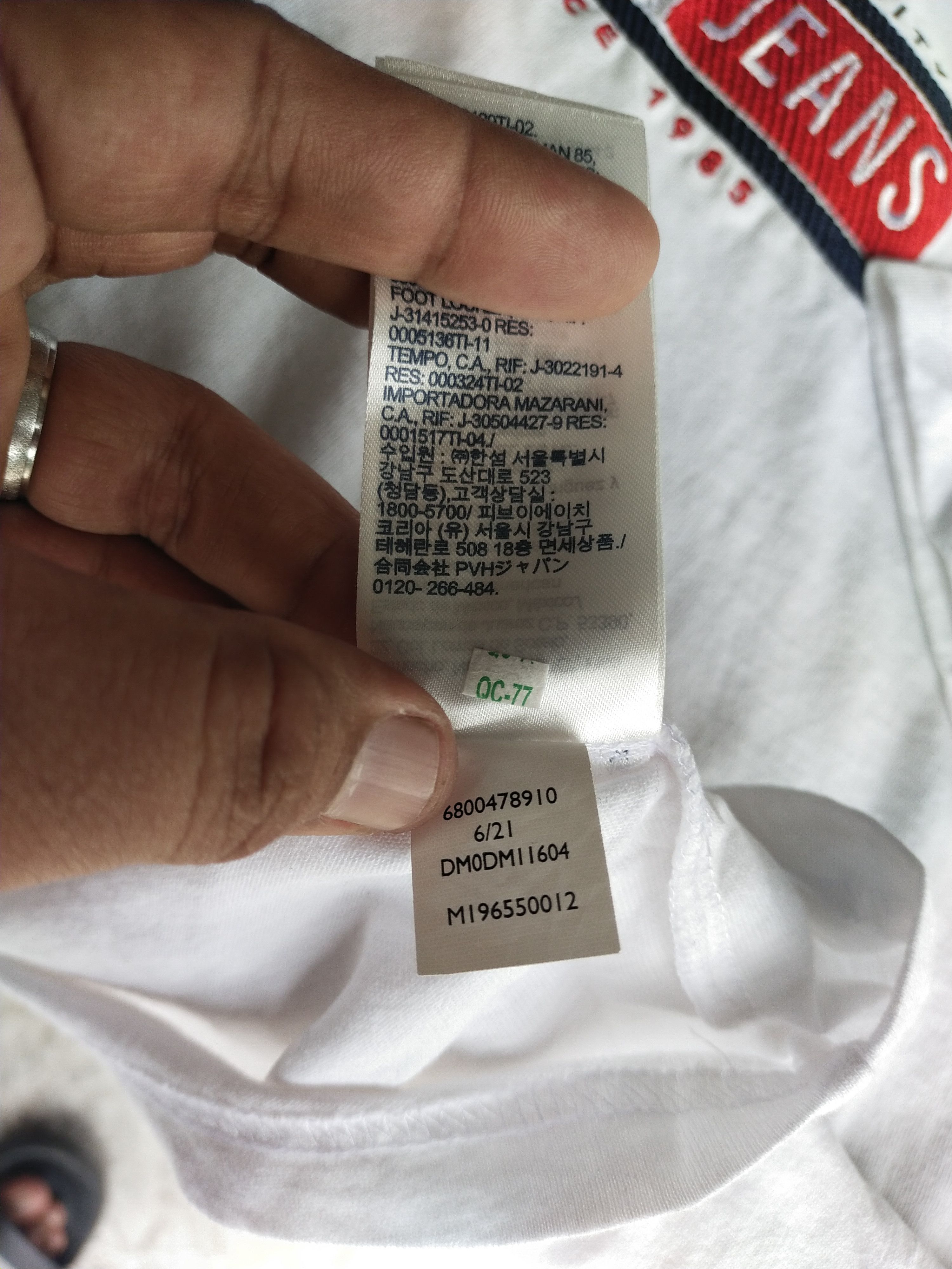 Tommy Hilfiger TOMMY HILFIGER CENTER EMBROIDERY LOGO Size US XL / EU 56 / 4 - 4 Thumbnail
