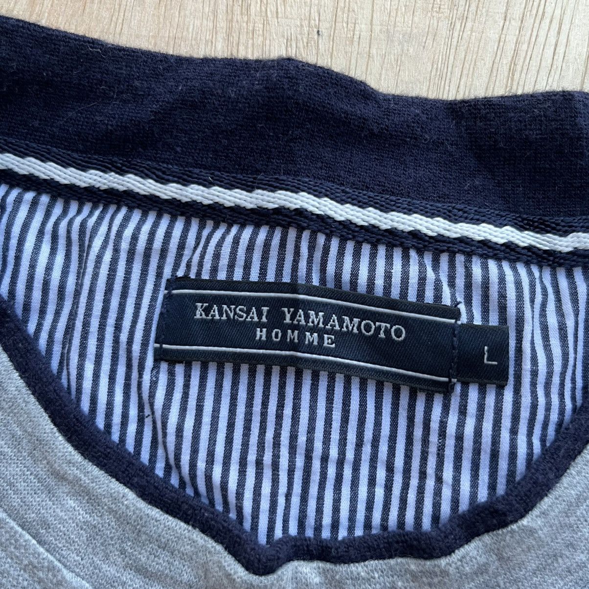 Kansai Yamamoto KANSAI YAMAMOTO HOMME STRIPES LS LIKE ISSEY MIYAKE Y3 Size US L / EU 52-54 / 3 - 3 Thumbnail