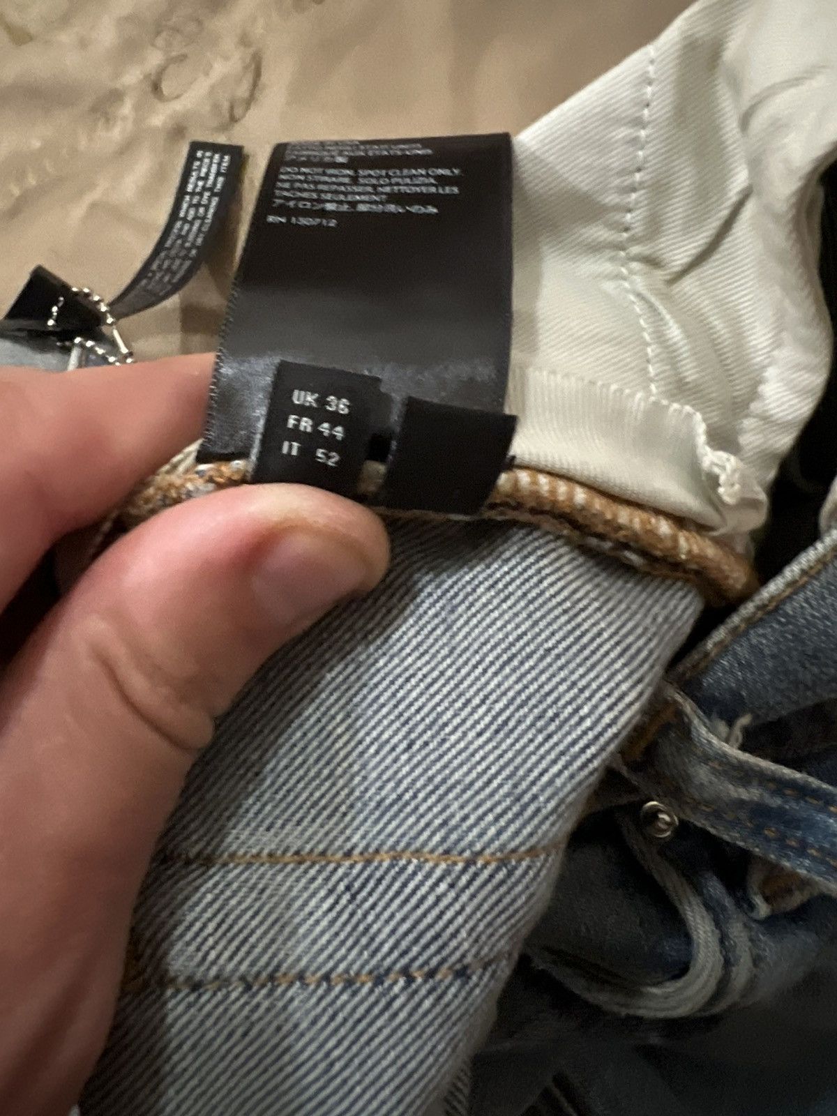 Amiri Amiri Amiri Velvet PJ MX2 Denim Jeans size 36 $2300 Size US 36 / EU 52 - 8 Thumbnail