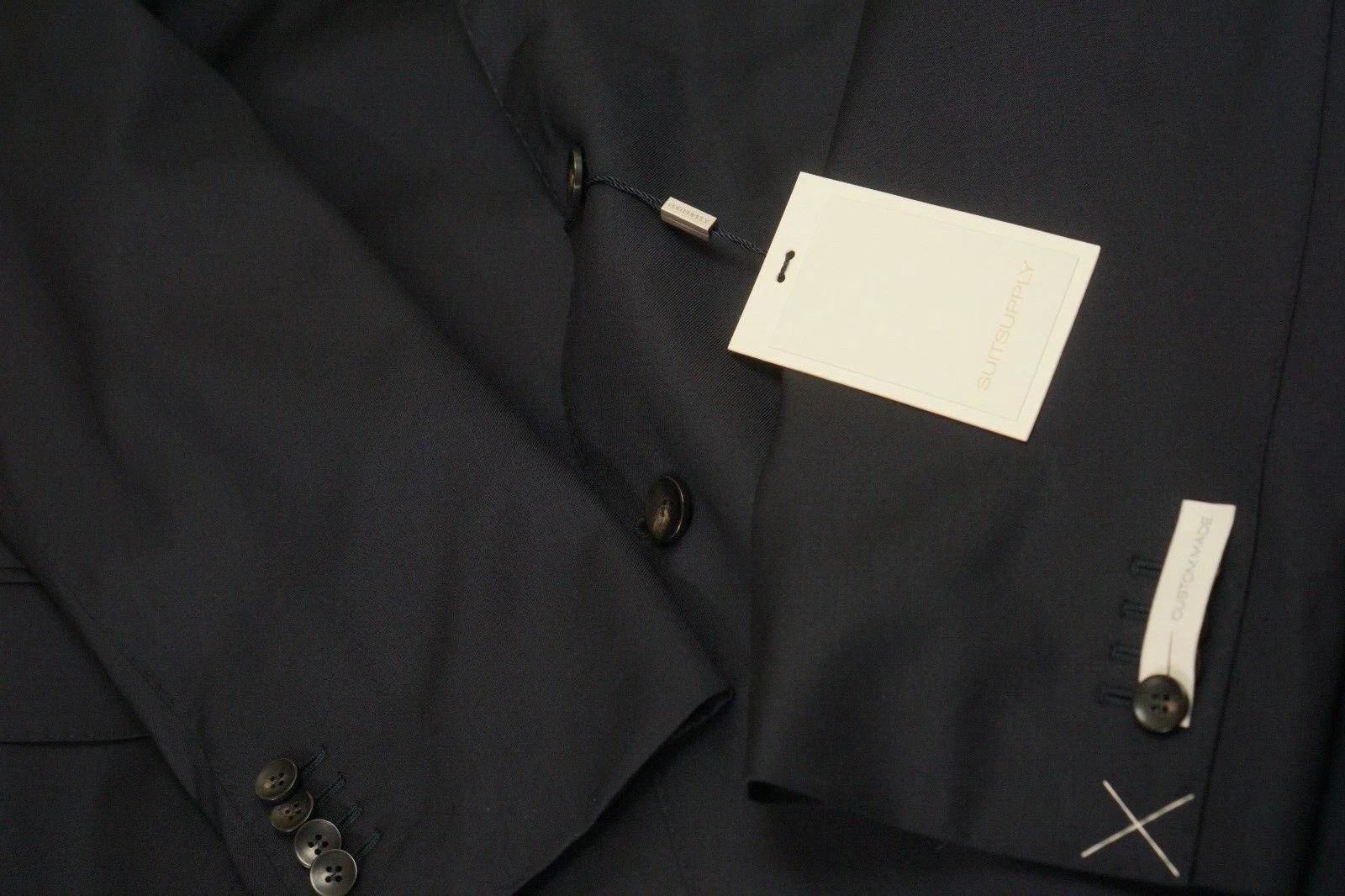 Suitsupply Men Suitsupply Suit La Spalla Perennial Navy Blue Wool US54 Size 54R - 3 Thumbnail