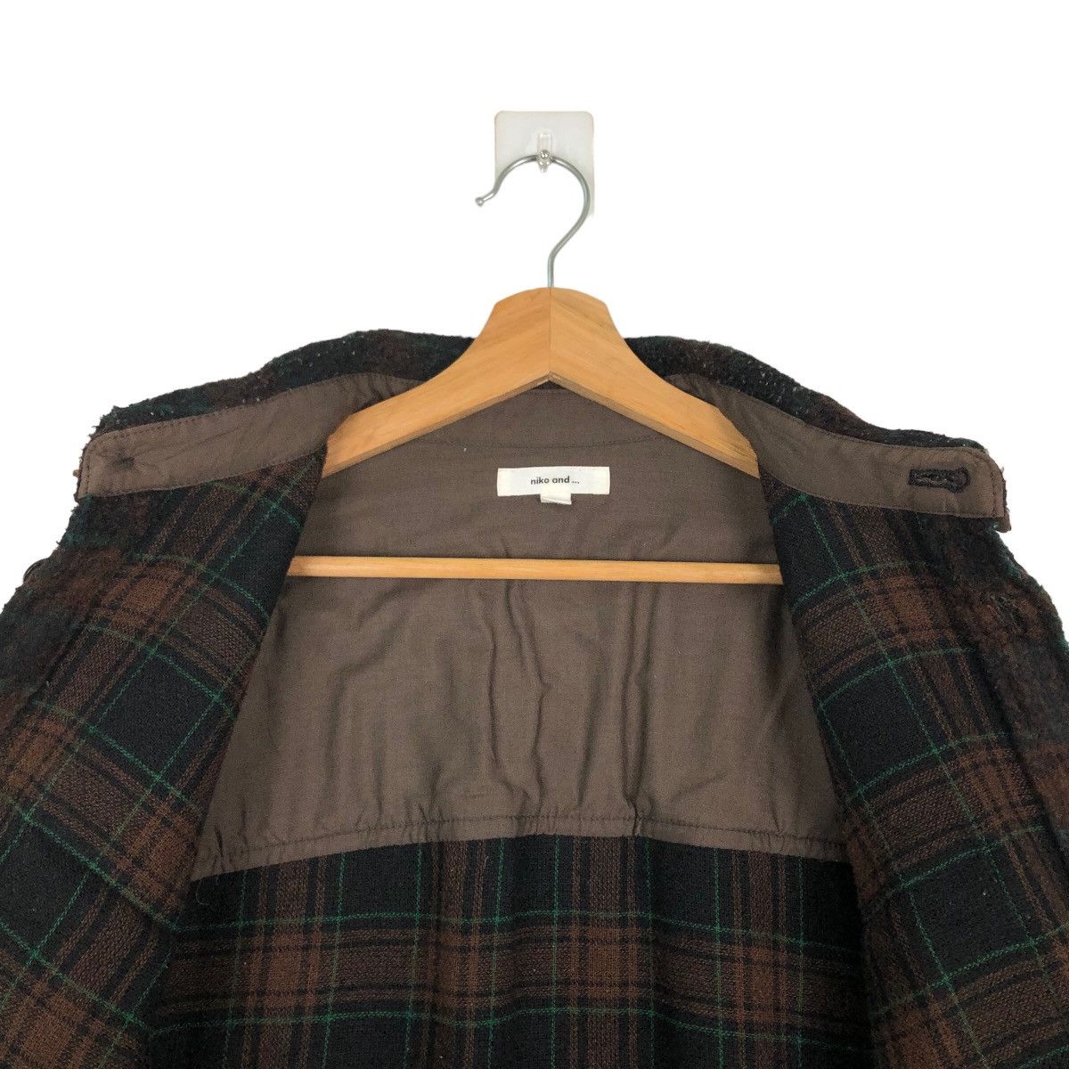 Flannel 🔥VINTAGE WOOL FLANNEL JACKET TARTAN DESIGN NIKO AND.. JAPAN Size US M / EU 48-50 / 2 - 10 Thumbnail