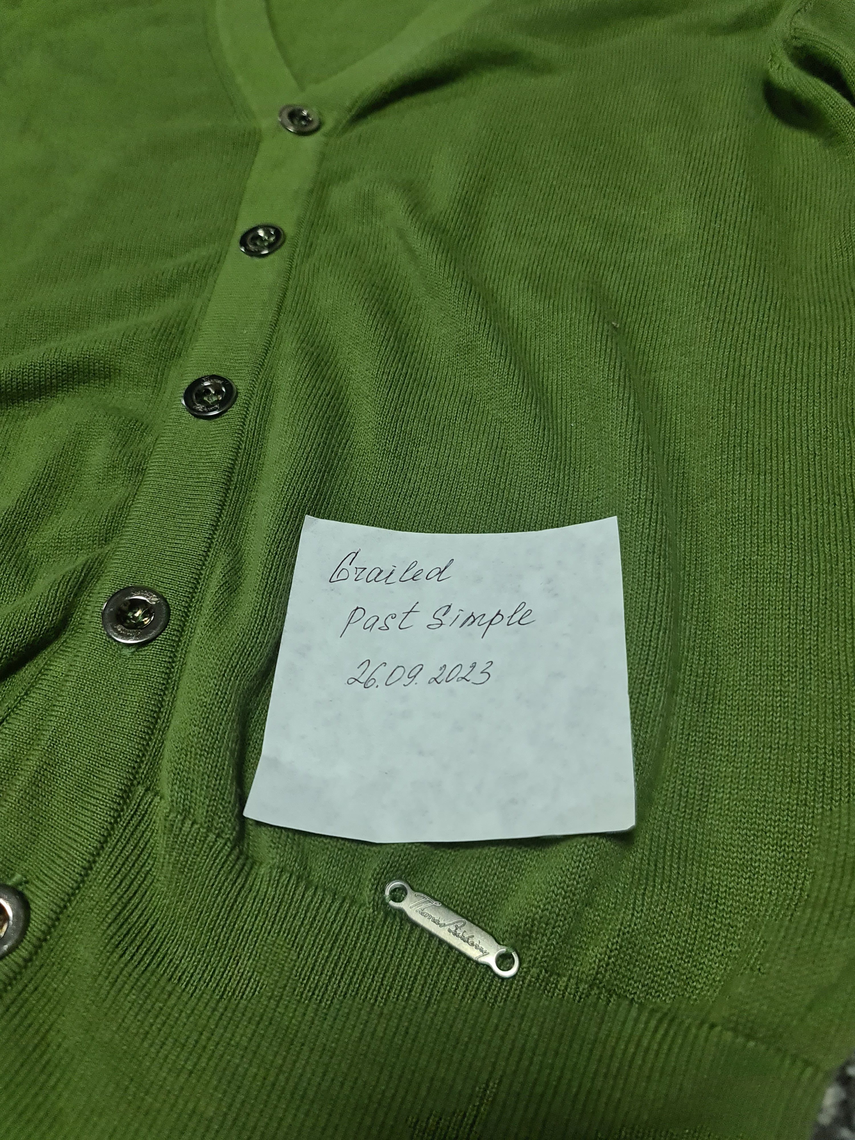 Burberry Thomas Burberry olive green Cardigan Size US S / EU 44-46 / 1 - 4 Thumbnail