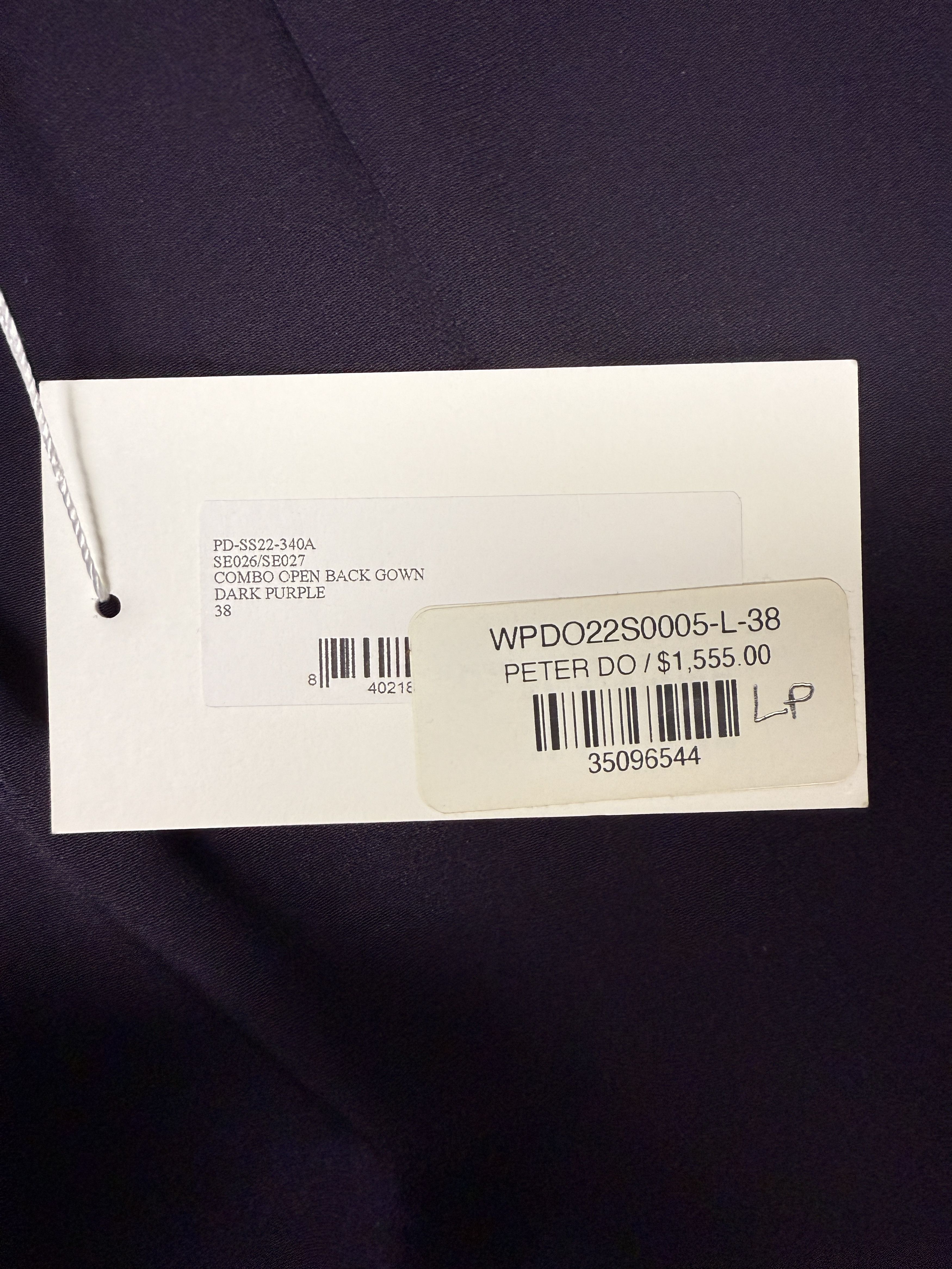 Peter Do $1550 Peter Do Combo Open Back Gown Size XS / US 0-2 / IT 36-38 - 8 Thumbnail