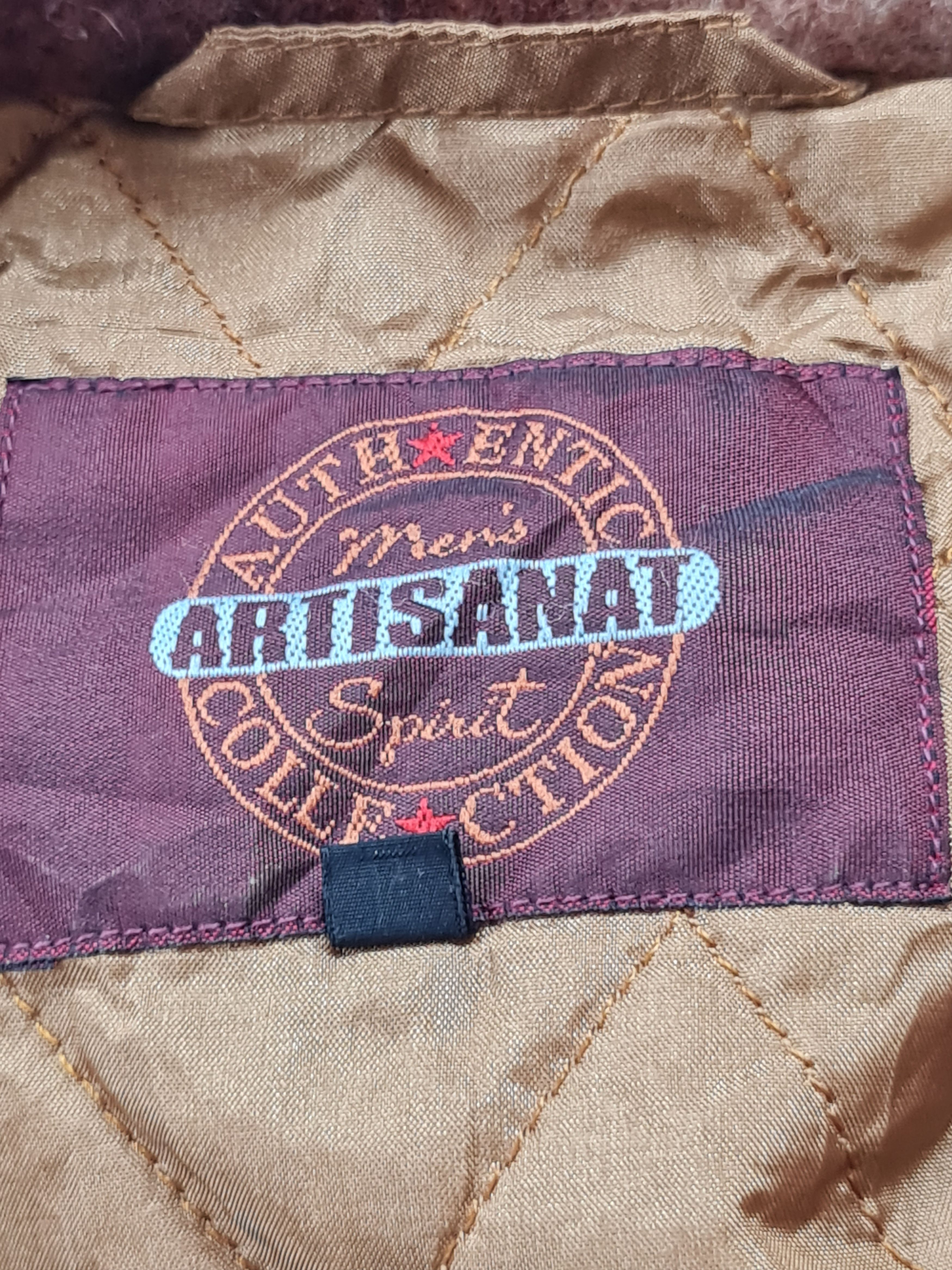 Japanese Brand × Vintage Vintage Mens Wool Jacket Artisanat Size US L / EU 52-54 / 3 - 7 Thumbnail