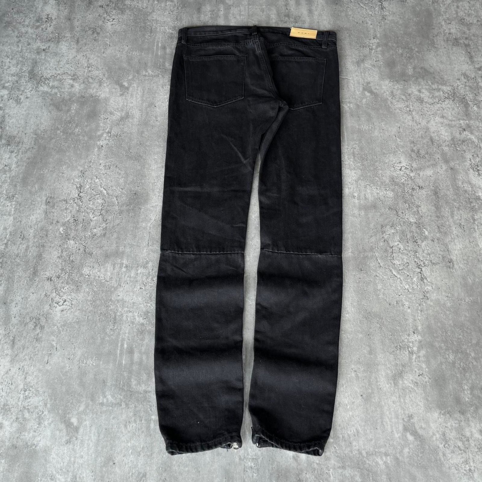 Japanese Brand × MNML × Vintage Vintage Y2K MNML Black Grunge Opium Essential Denim Jeans Size US 33 - 2 Thumbnail