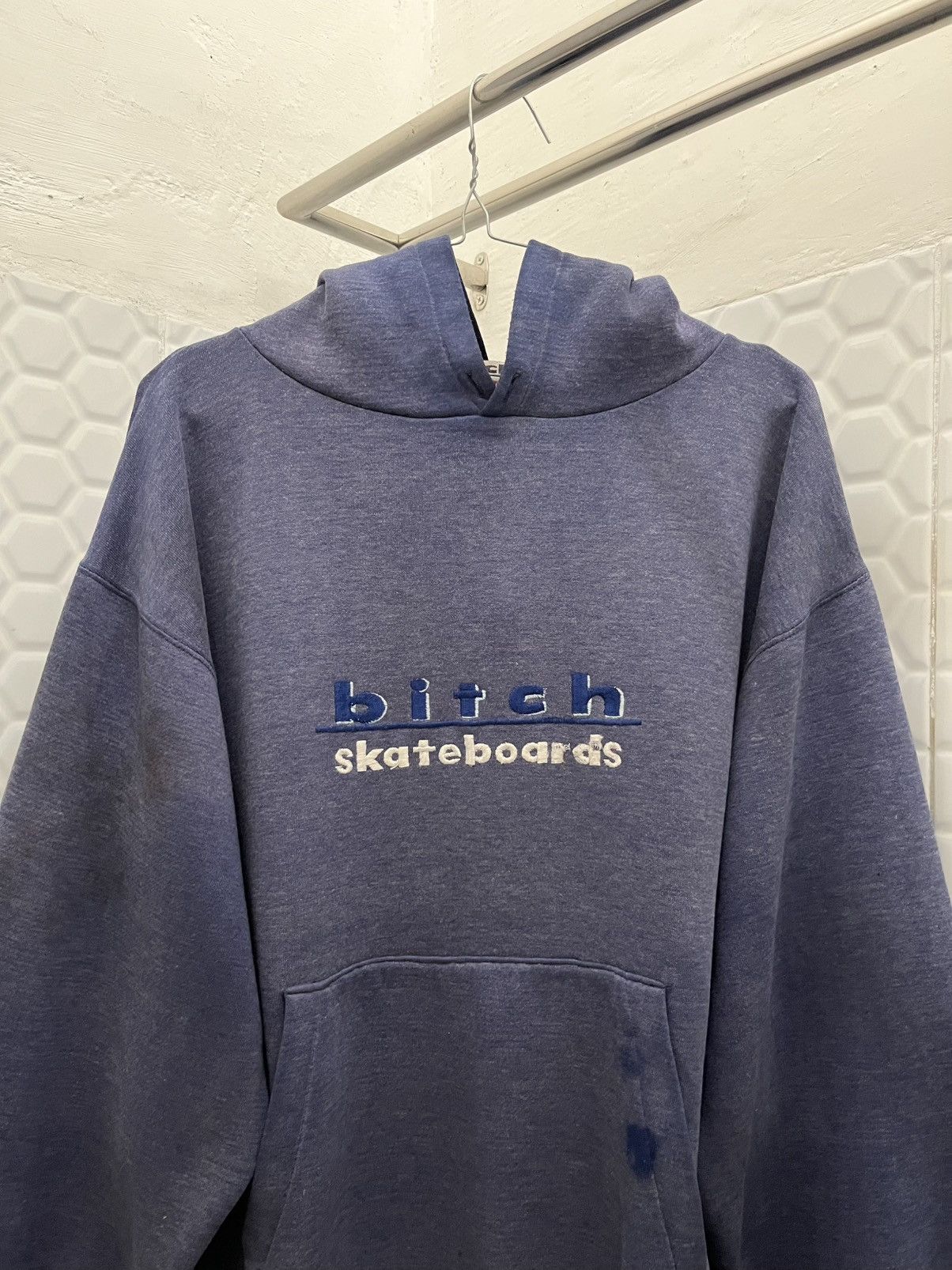 Hook-Ups × Shorty's Skateboards Vintage 90's Bitch Skateboards Faded Hoodie Size US L / EU 52-54 / 3 - 4 Thumbnail