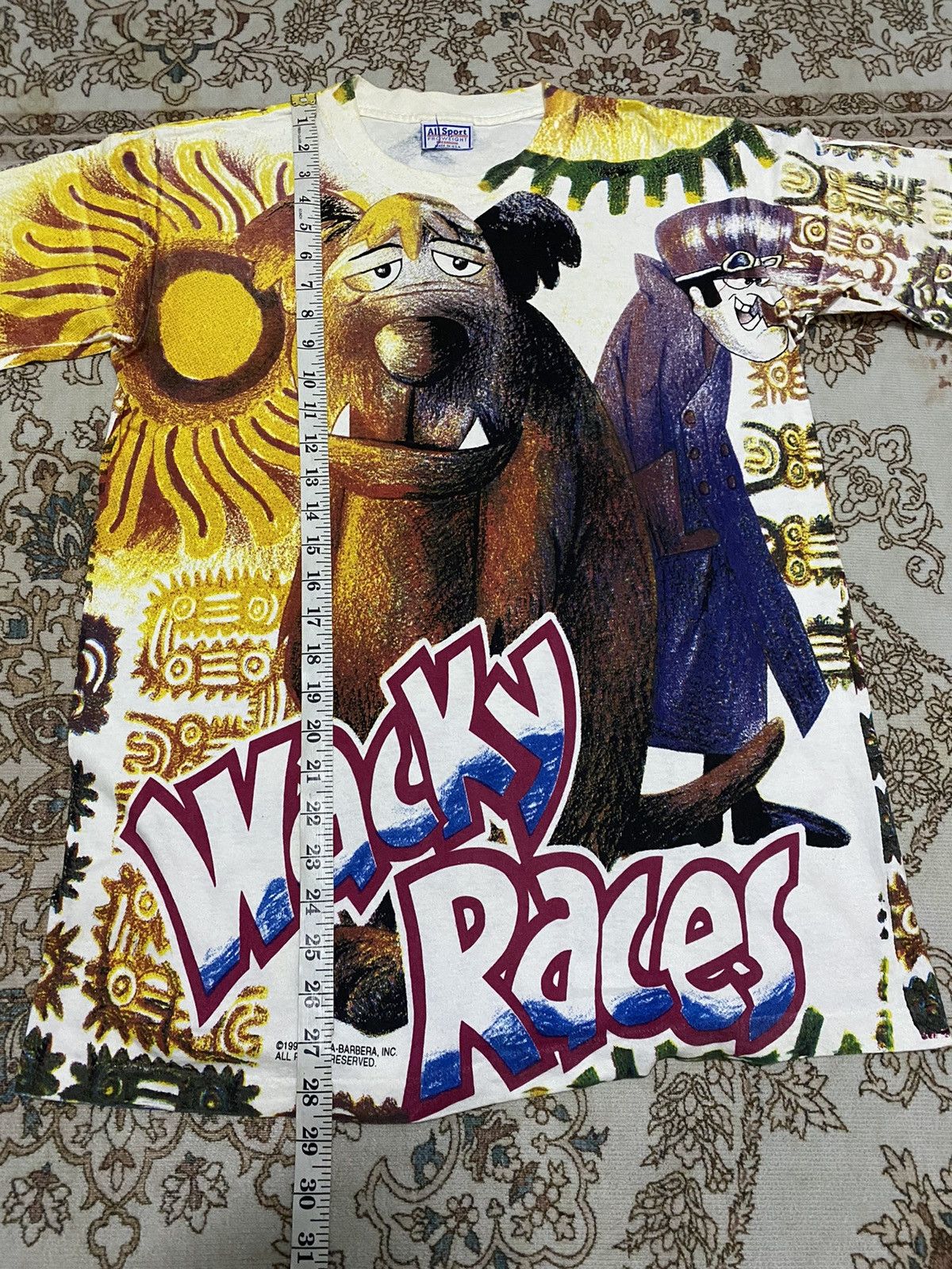 Vintage Vintage Rare 1994 Wacky Races Hanna Barberra Film Size US M / EU 48-50 / 2 - 10 Thumbnail