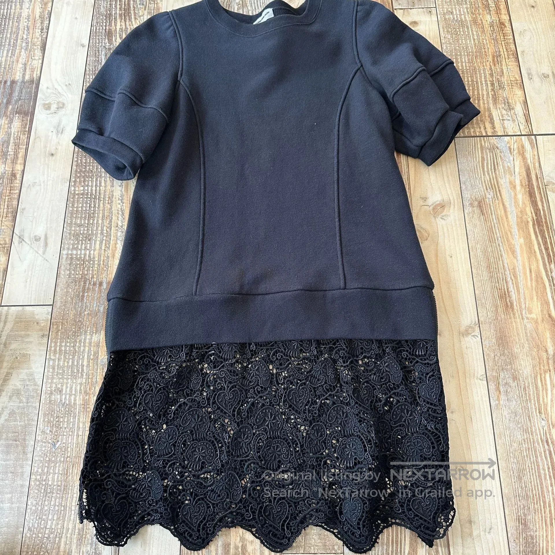 Undercover Undercover Early Lace Spliced Sweatshirt. Size M / US 6-8 / IT 42-44 - 4 Thumbnail