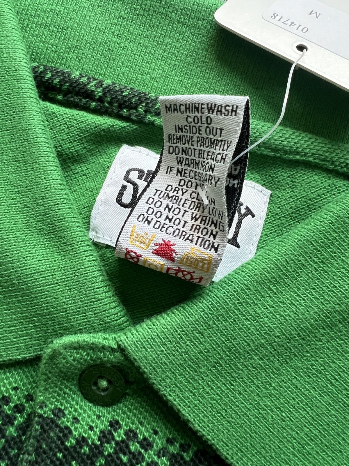 Stussy Stussy 08ss Jacquard Paisely Polo Tee Size US M / EU 48-50 / 2 - 8 Thumbnail