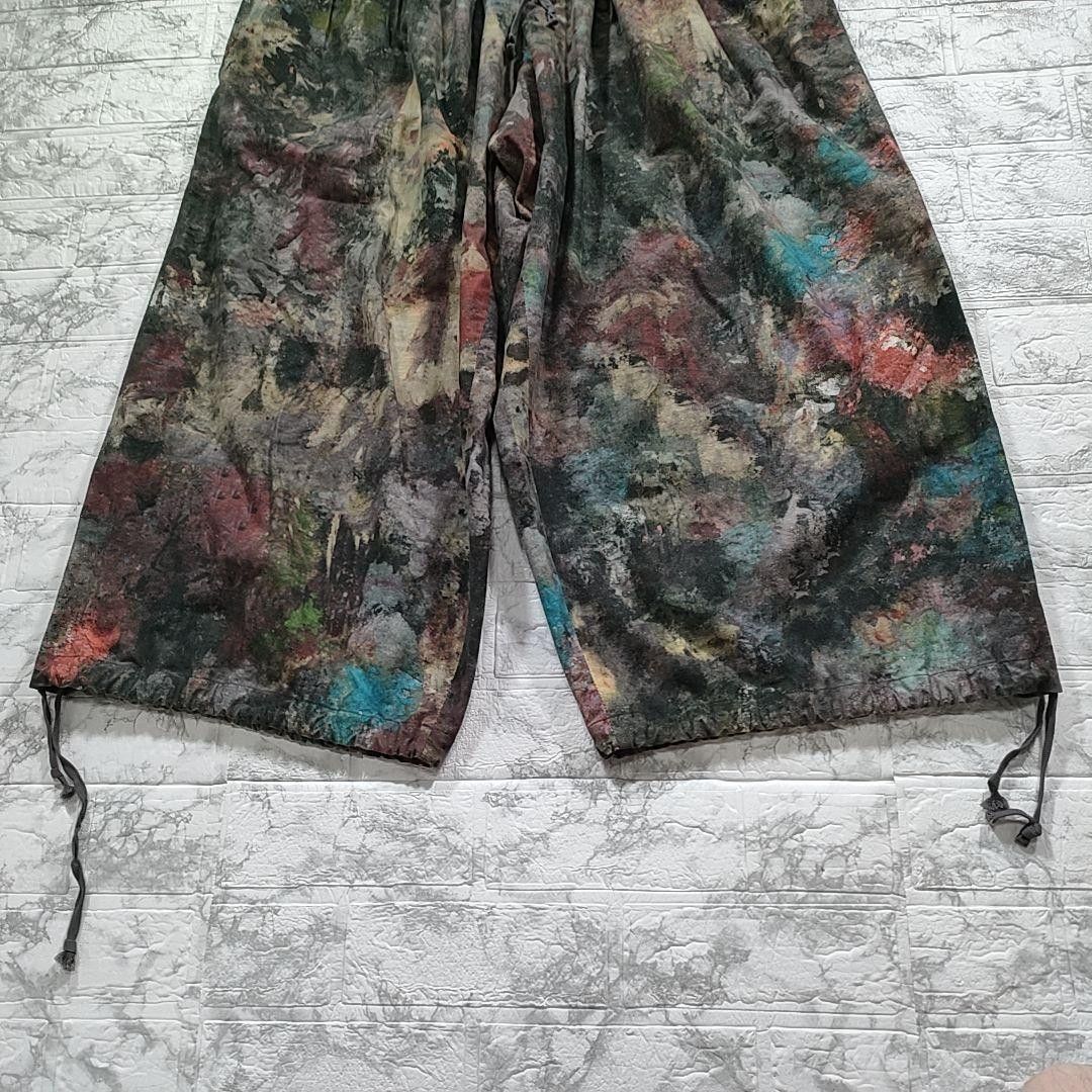 Yohji Yamamoto yohji yamamoto pour homme/painted wide pants Size US 35 - 1 Thumbnail