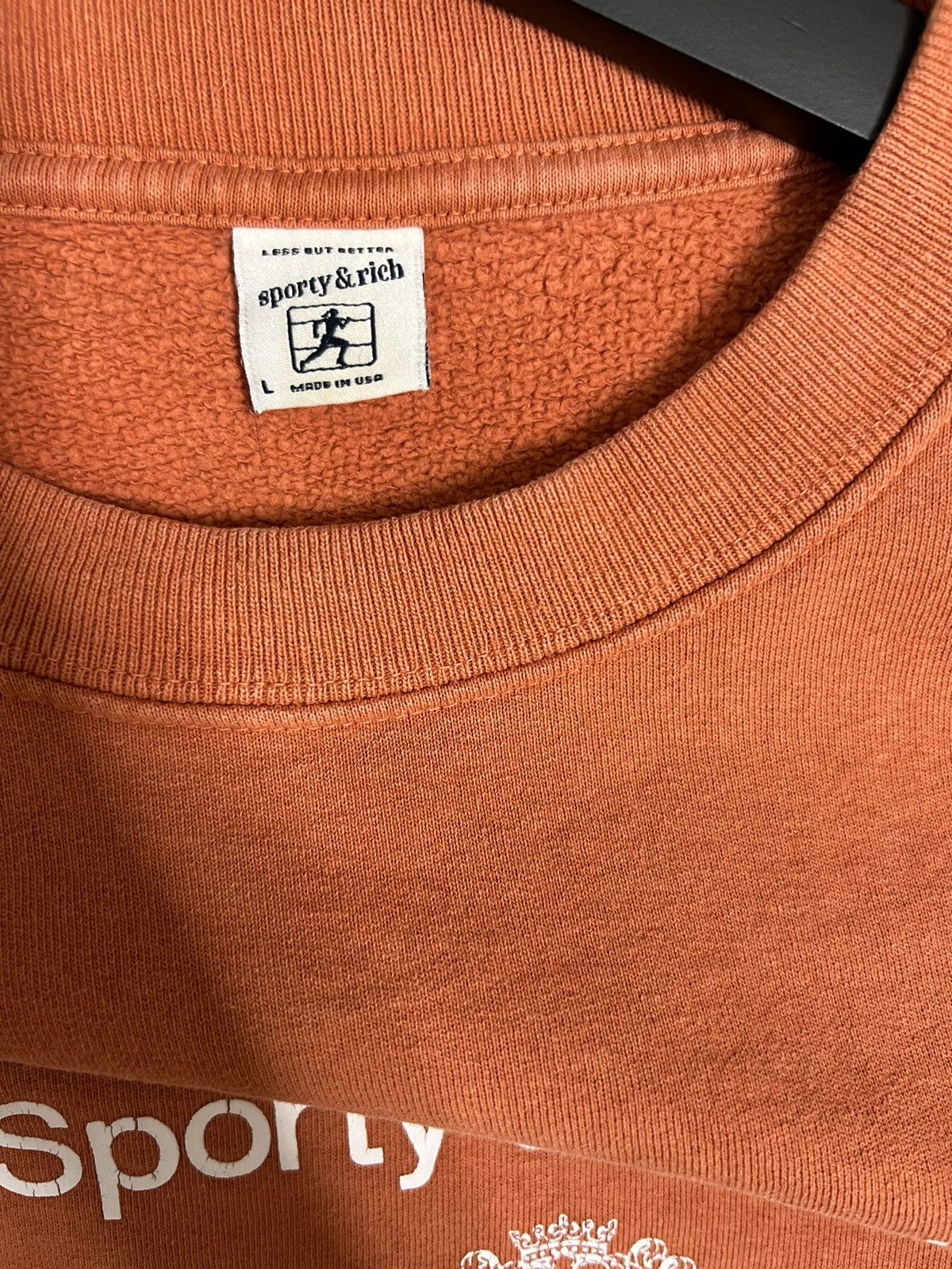 Sporty & Rich Sporty and Rich Health & Wellness Sweatshirt, Size L Size L / US 10 / IT 46 - 5 Thumbnail