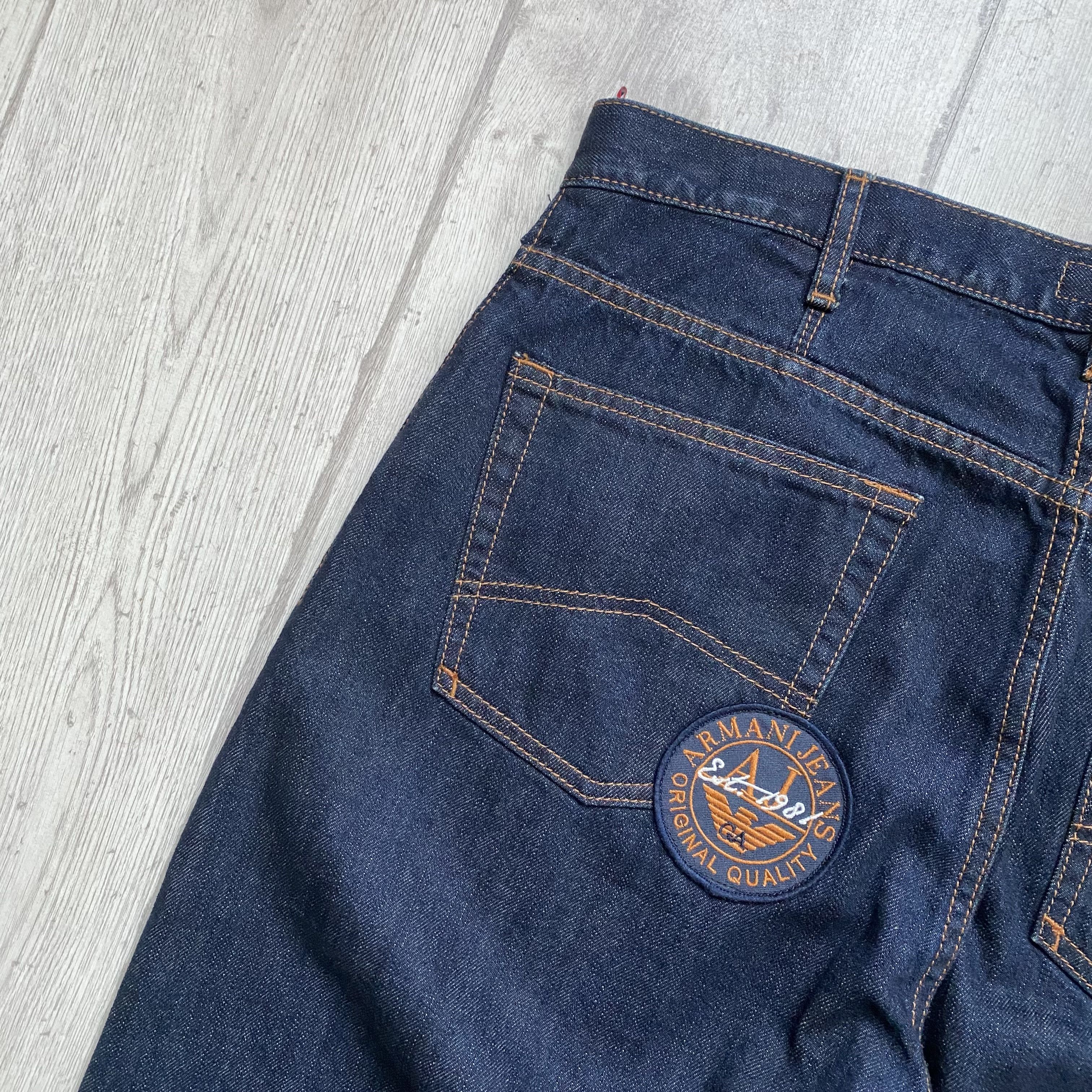 Armani Luxury Armani jeans Denim patch metal logo pants Size US 36 / EU 52 - 4 Thumbnail
