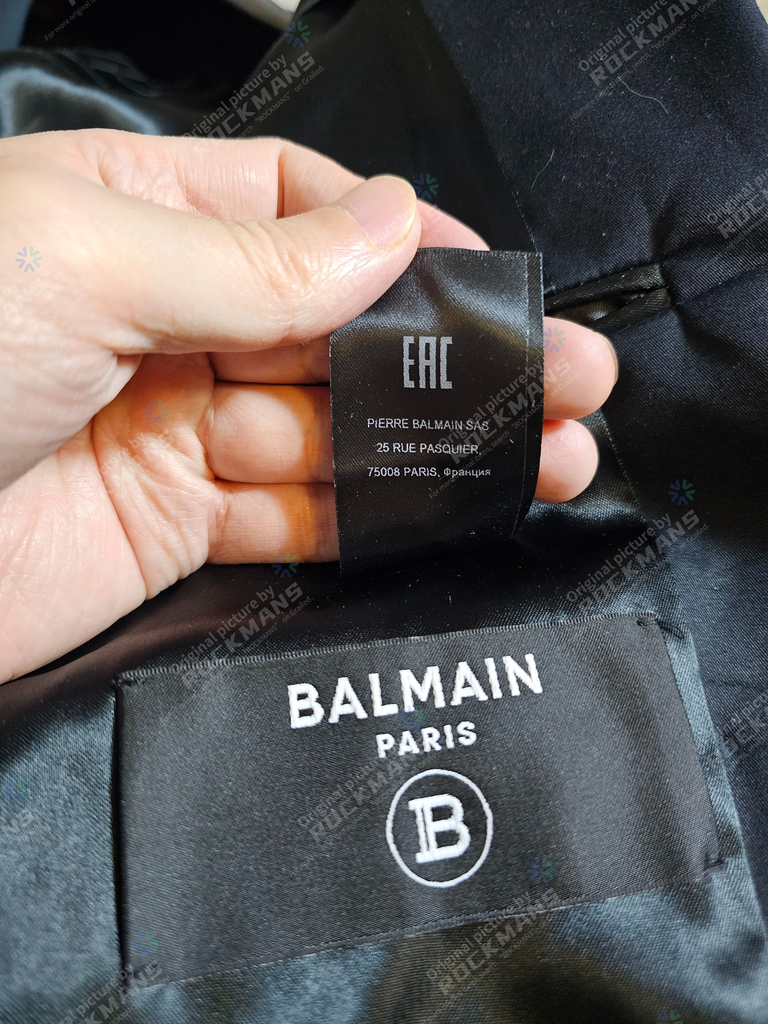 Balmain Balmain Double-Breasted Suit Jacket Size 50 Size 50R - 11 Thumbnail
