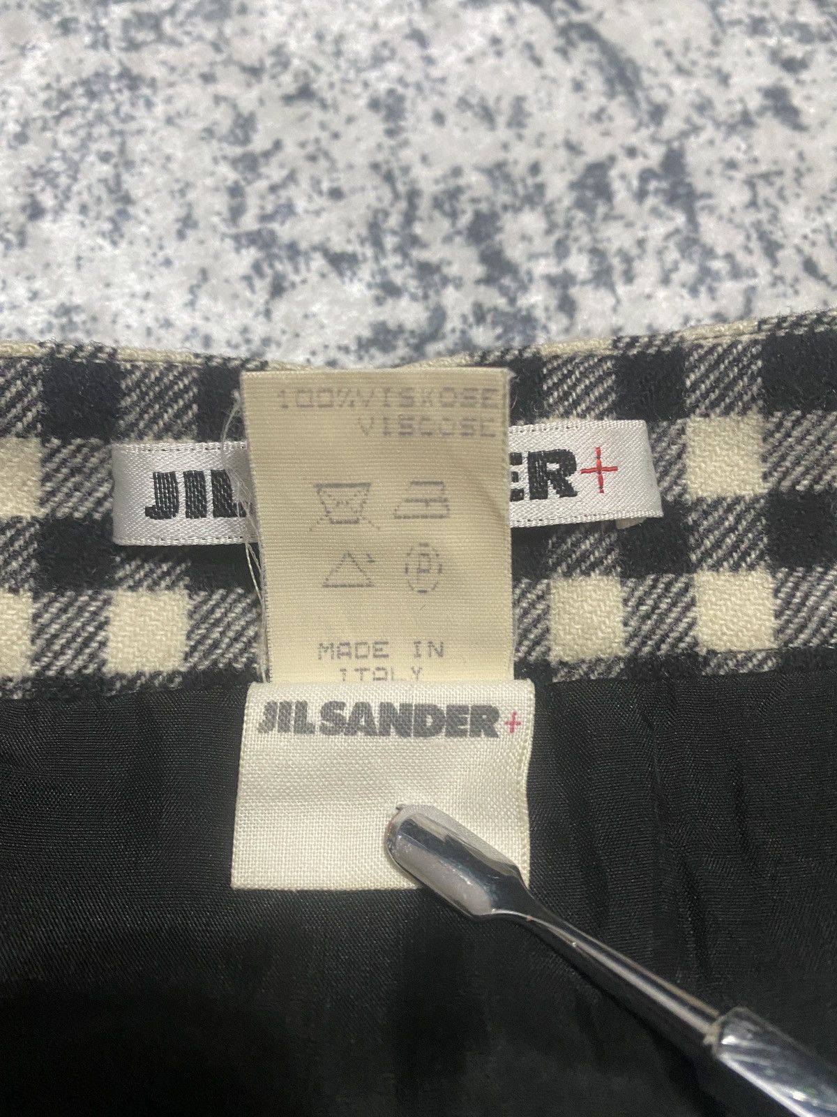 Designer × Jil Sander Jil sander designer tartan wool skirt Size 30" / US 8 / IT 44 - 4 Thumbnail