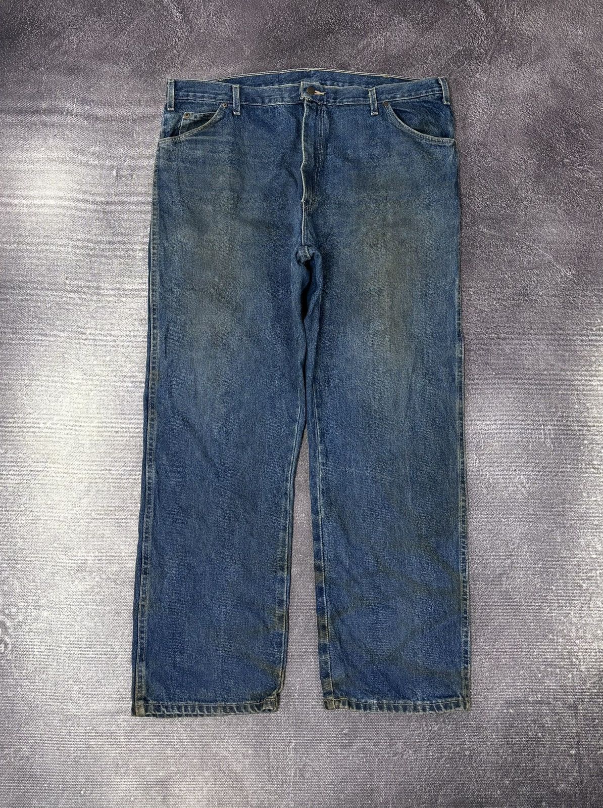 Dickies Vintage Dickies Work Blue Denim USA Hype Baggy Jeans Size US 42 / EU 58 - 2 Thumbnail