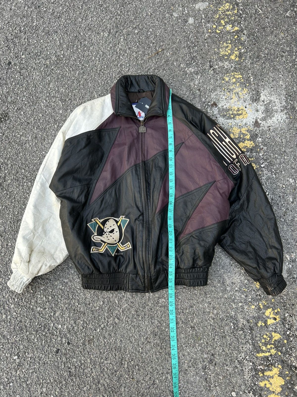 NHL Vintage NHL Mighty Ducks Leather Jacket Size US M / EU 48-50 / 2 - 15 Thumbnail