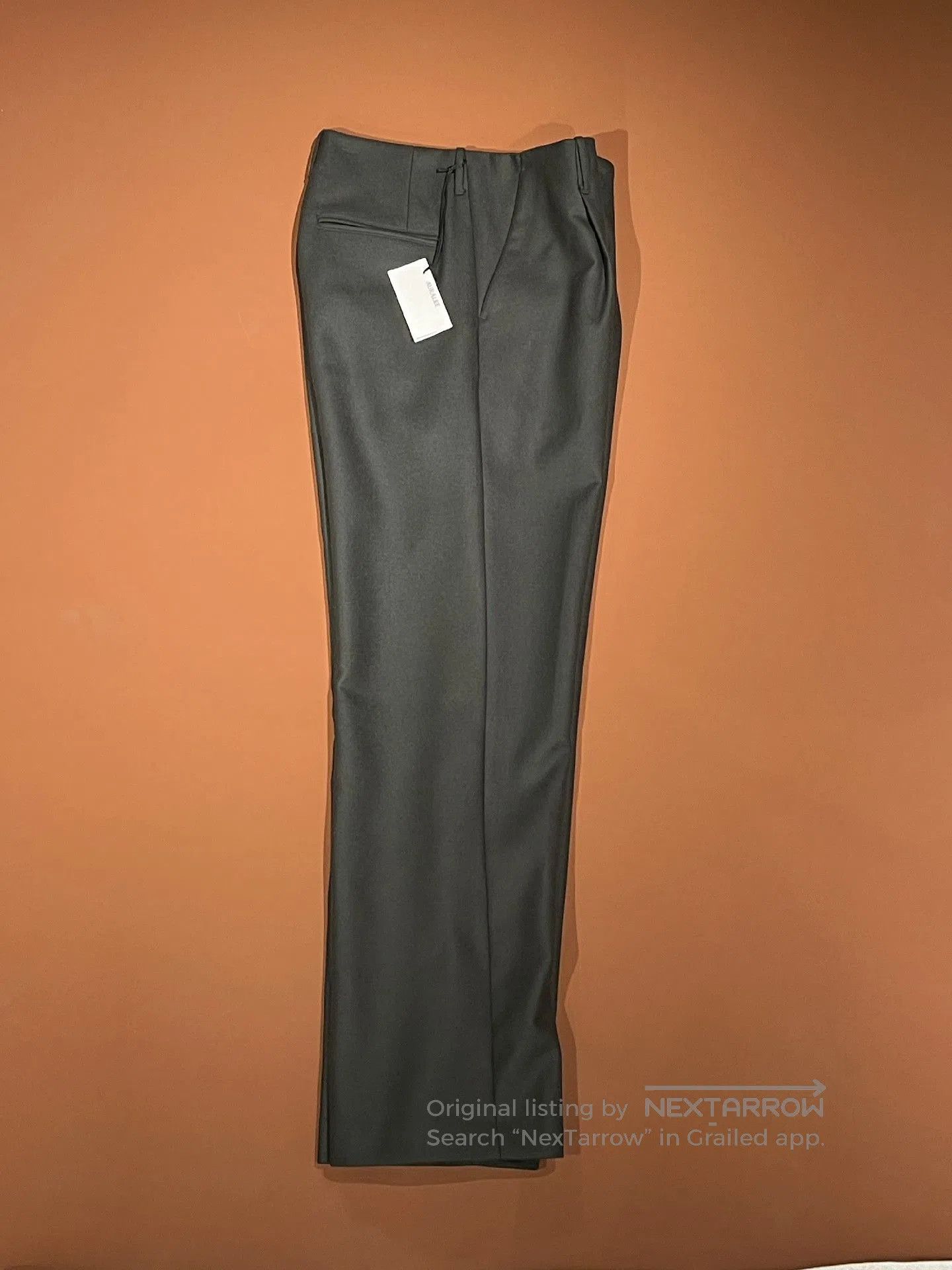 Auralee AURALEE Japanese Olive Green Wool Pants. Size US 26 / EU 42 - 3 Thumbnail