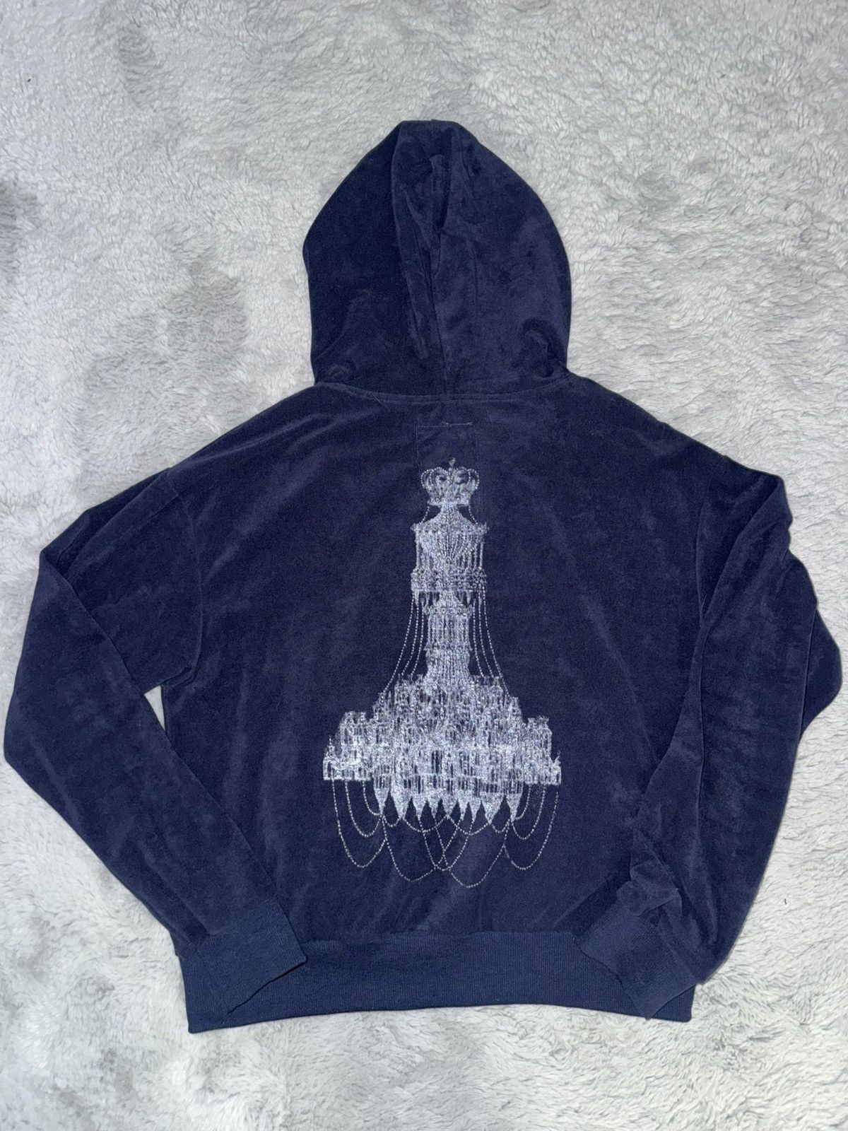 basketcase gallery BasketCase Gallery Velour chandelier zip up