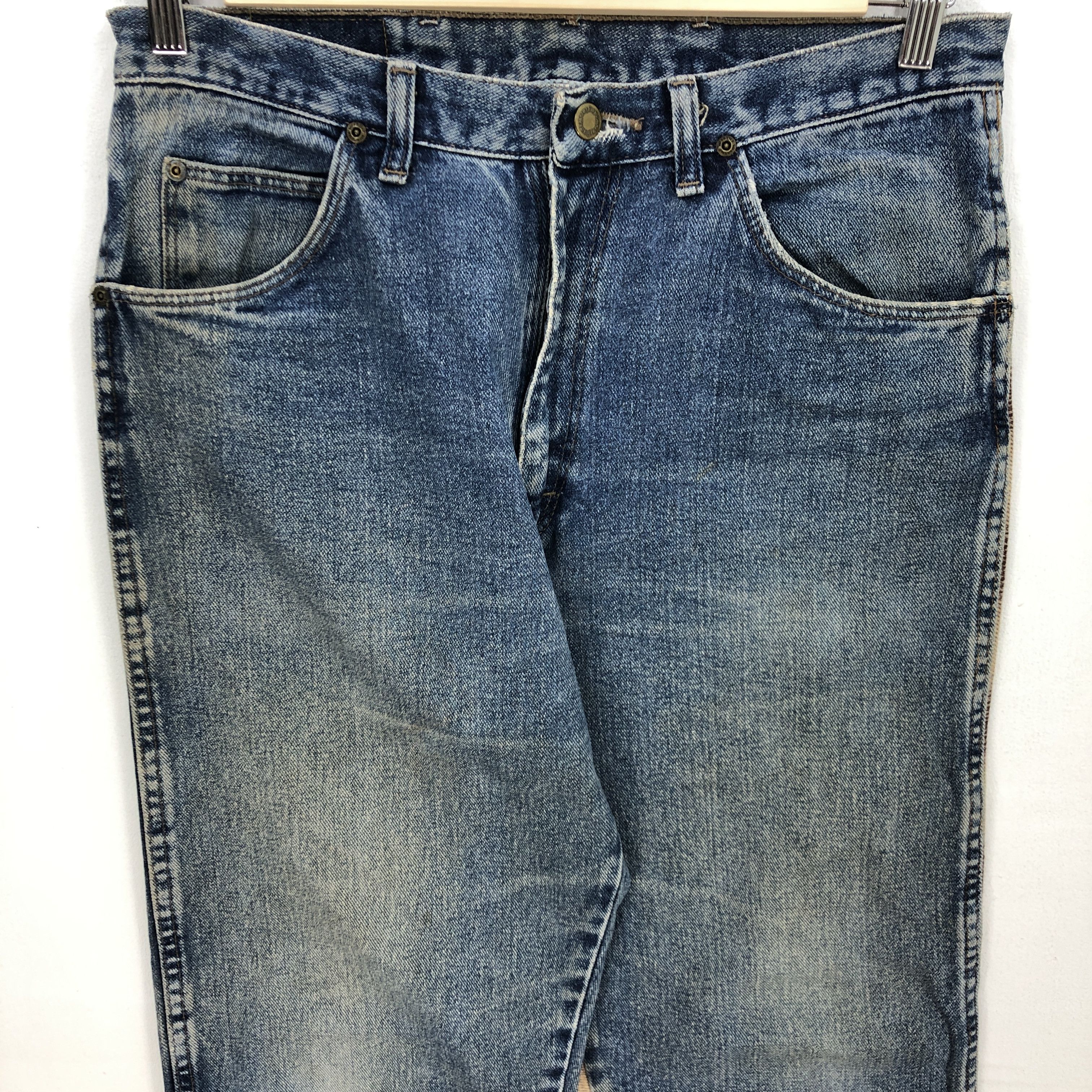 Wrangler Vintage Wrangler Jeans Patchwork Denim Rework Kapital Pants Size US 32 / EU 48 - 4 Thumbnail