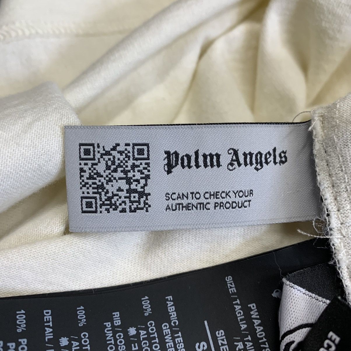 Palm Angels Palm Angels Small Tee College Crew White T-Shirt Oversized Size US S / EU 44-46 / 1 - 9 Thumbnail