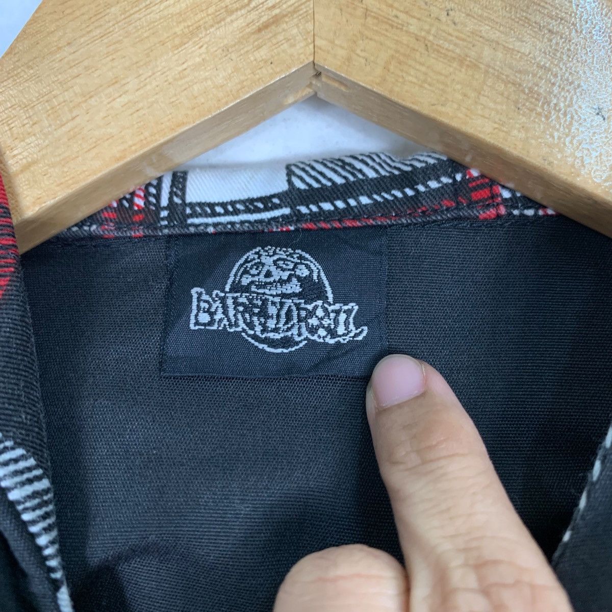 Japanese Brand BARREL ROLL Tartan Hybrid Half Zip Pullover Hoodie #1051-C47 Size US M / EU 48-50 / 2 - 11 Thumbnail