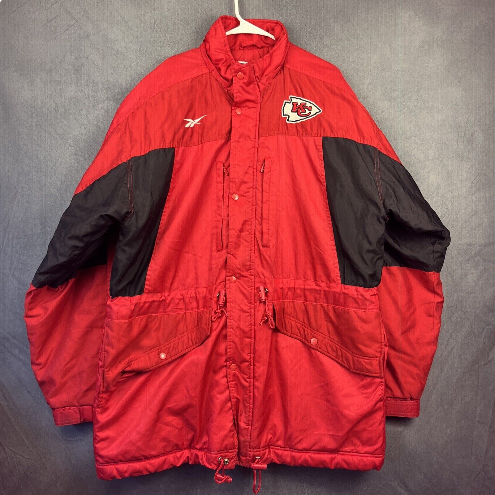Vintage 90's Reebok Pro Line Kansas City Chiefs Jacket Mens
