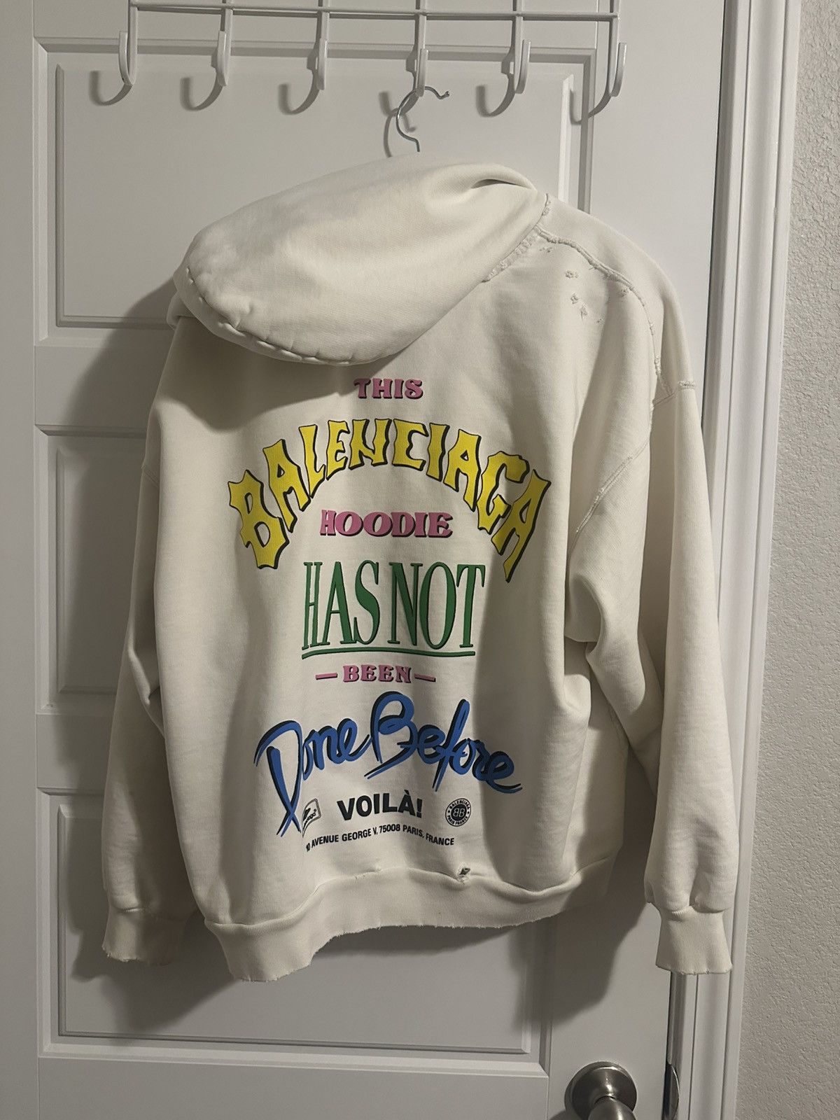 Balenciaga Balenciaga Never been done before hoodie Size US S / EU 44-46 / 1 - 1 Thumbnail
