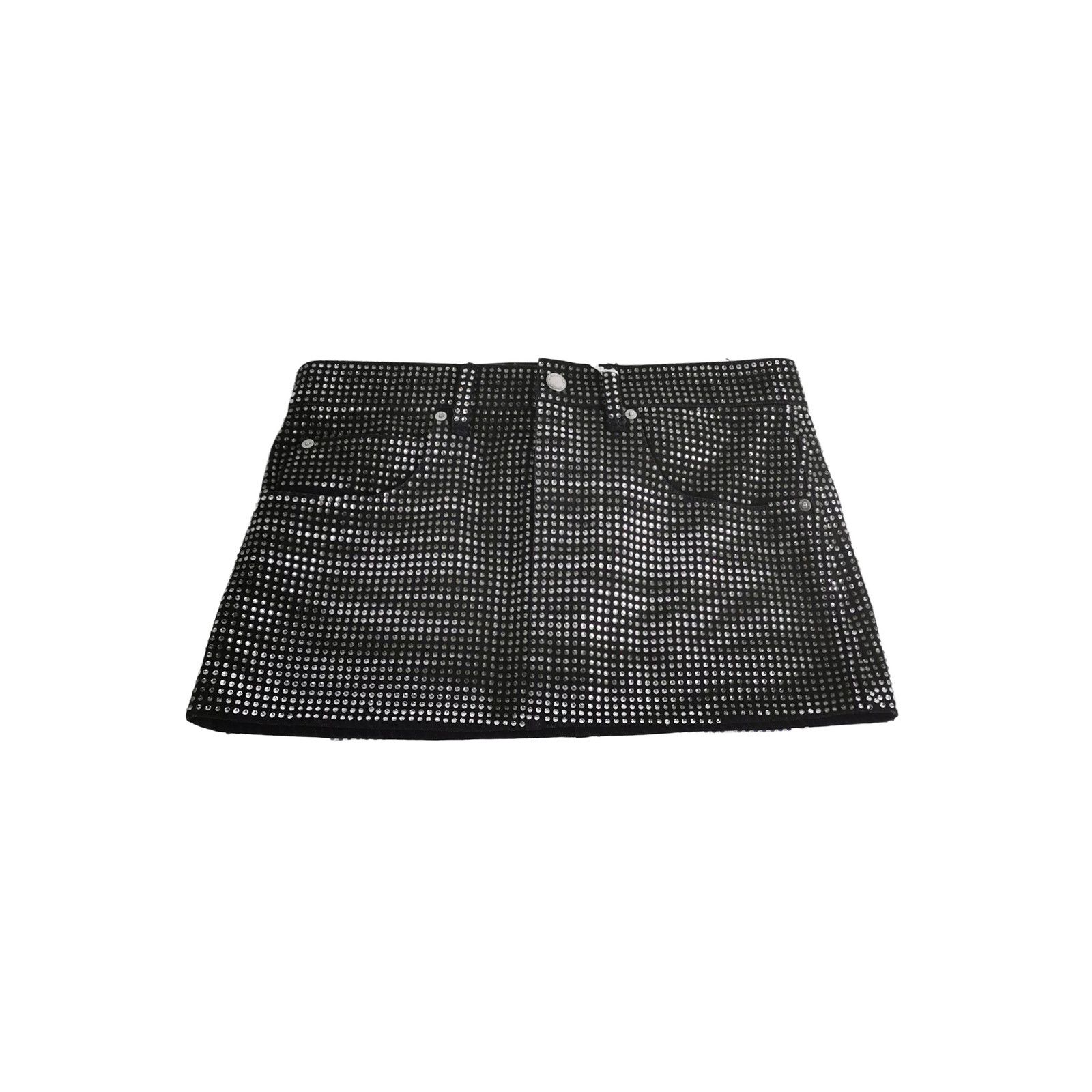 Alexander Wang Alexander Wang Rhinestone Mini Skirt Size 27 Size 27" / US 4 / IT 40 - 1 Thumbnail
