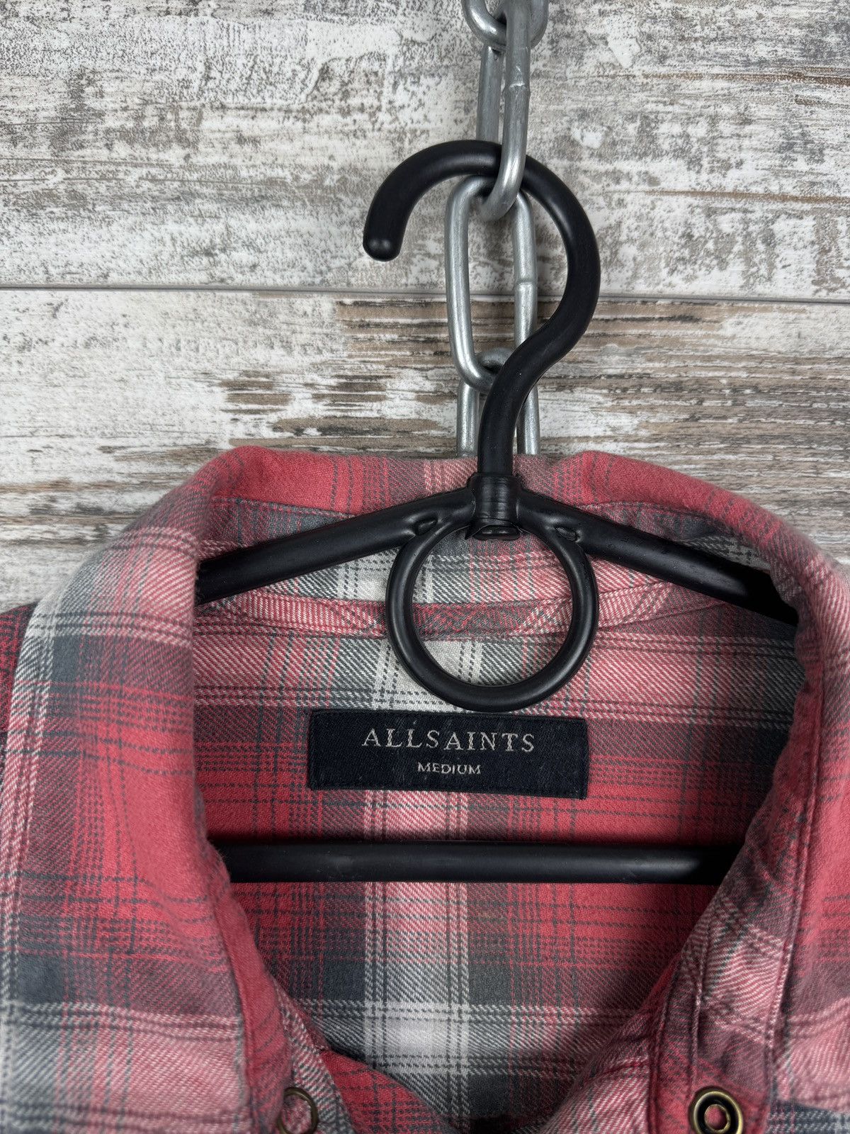 Allsaints Mens Allsaints CLAYHILL LS SHIRT button up flannel pocket Size US M / EU 48-50 / 2 - 5 Thumbnail