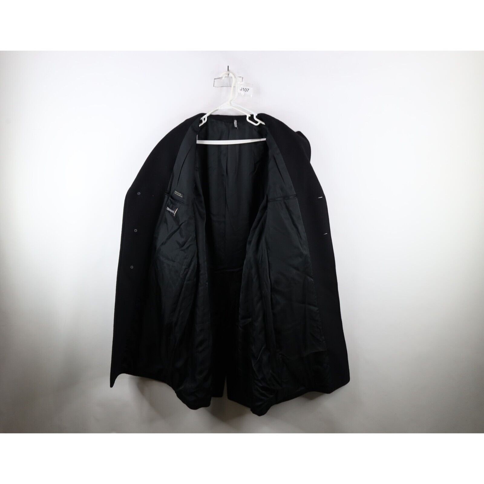 Vintage Vintage 90s Streetwear Cashmere Wool Blend Heavy Overcoat Size US XL / EU 56 / 4 - 13 Thumbnail
