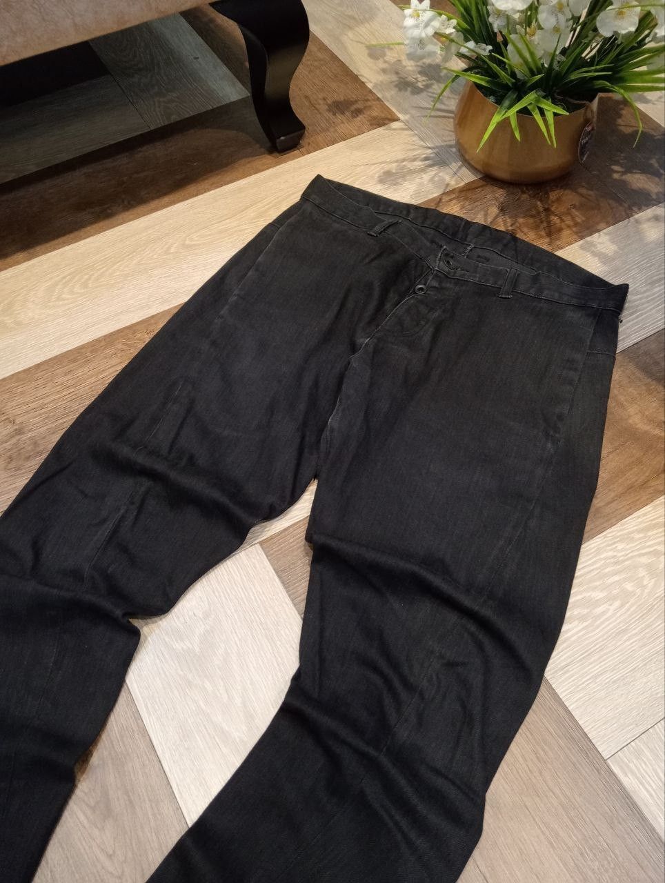 Shellac JAPANESE SHELLAC BLACK CURVE DENIM PANTS Size US 32 / EU 48 - 4 Thumbnail